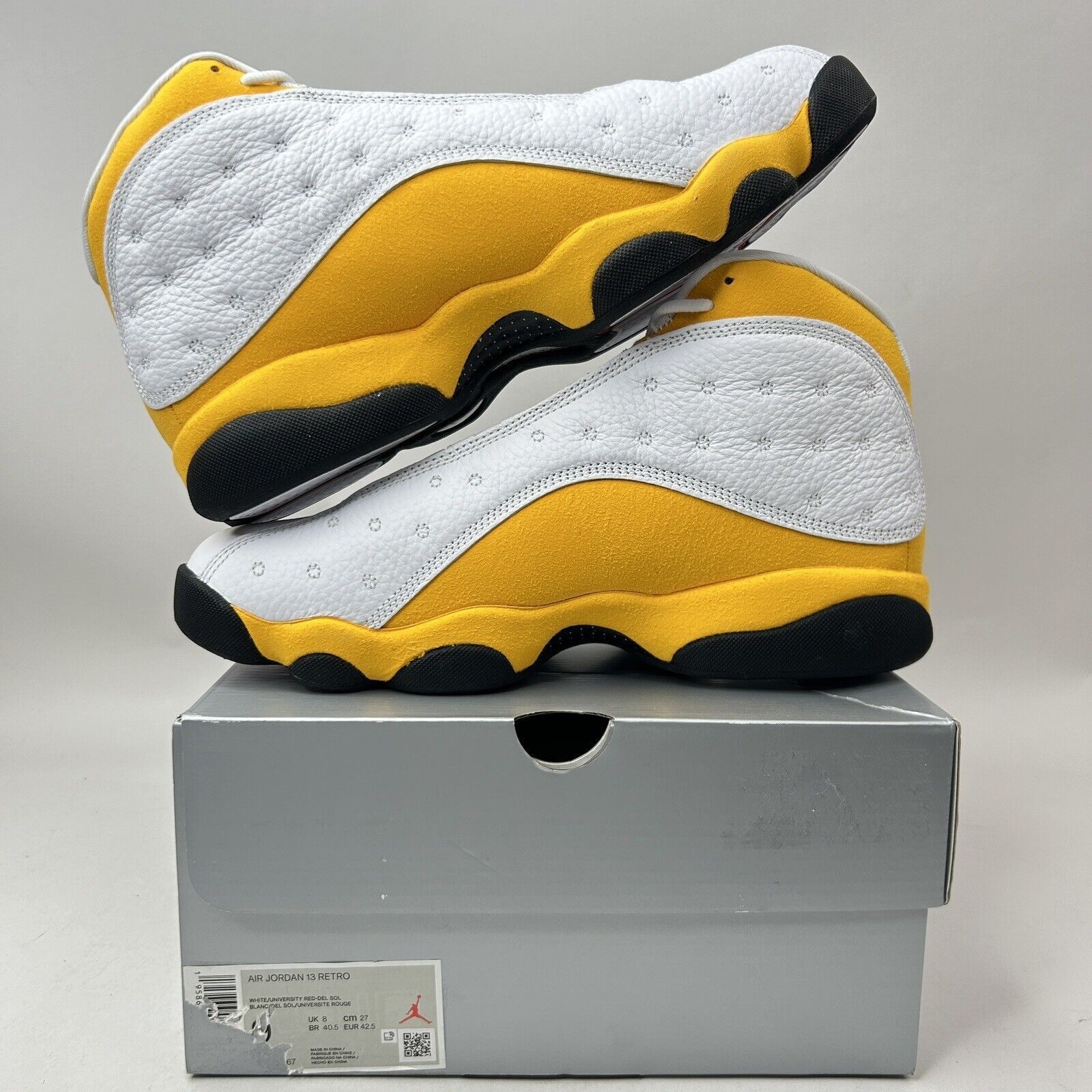 Nike Nike Air Jordan 13 Retro “Del Sol/White Yellow” 2023 Size US 9 / EU 42 - 3 Thumbnail