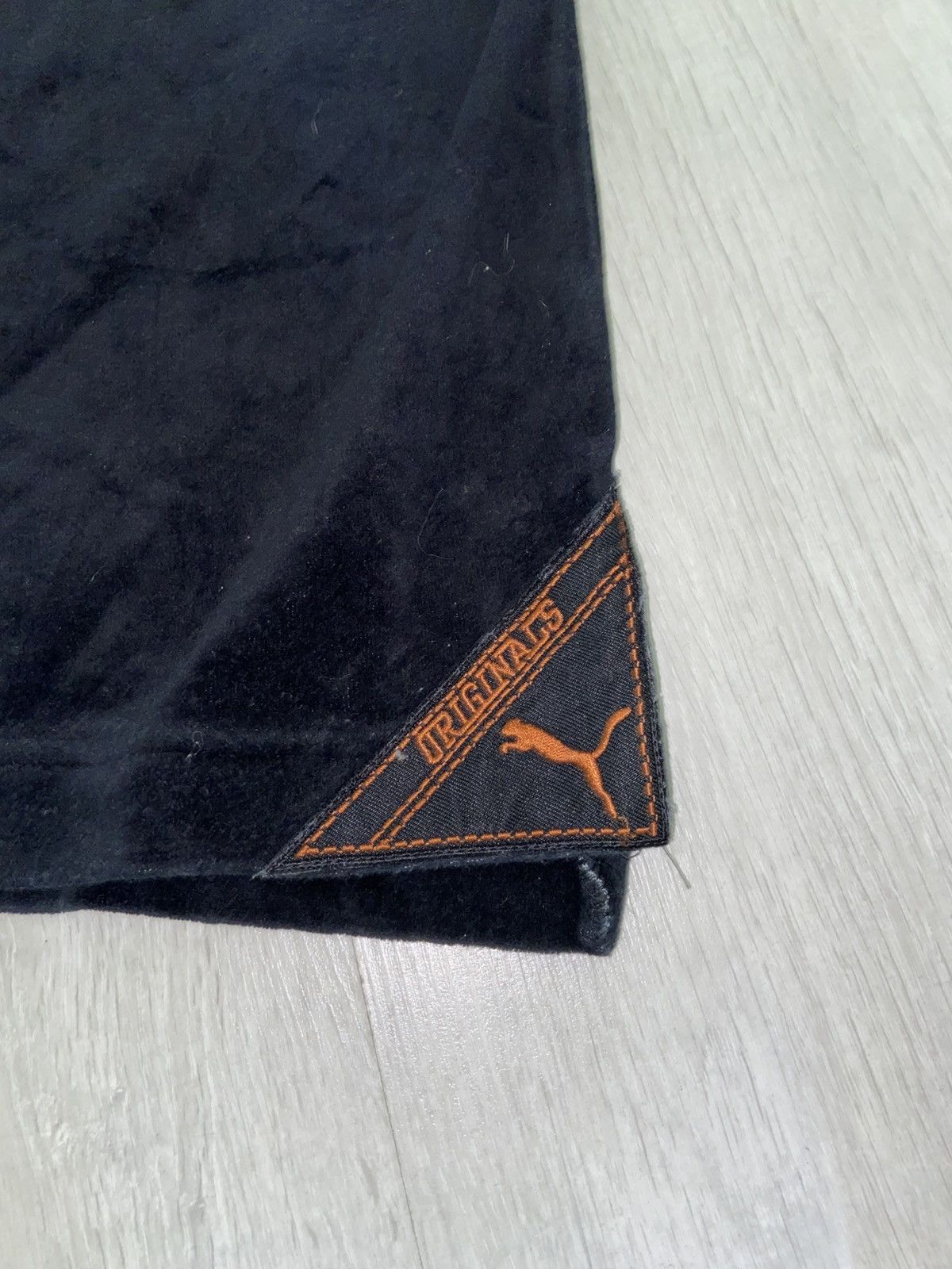 Puma Puma Vintage Velour Polo Shirt 90s (052-01-1992) Size US XL / EU 56 / 4 - 2 Thumbnail