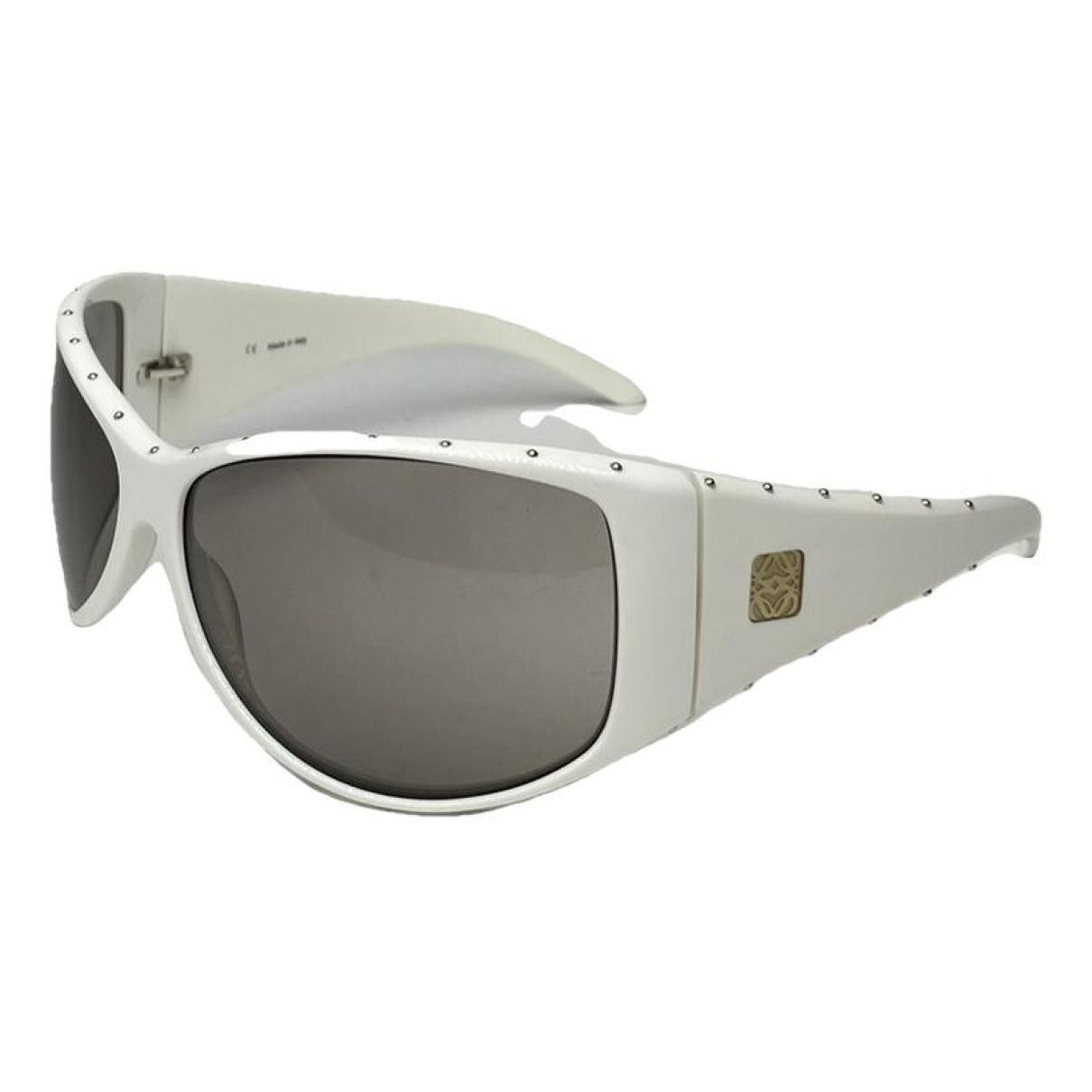 Loewe White Plastic Sunglasses Size ONE SIZE - 1 Thumbnail