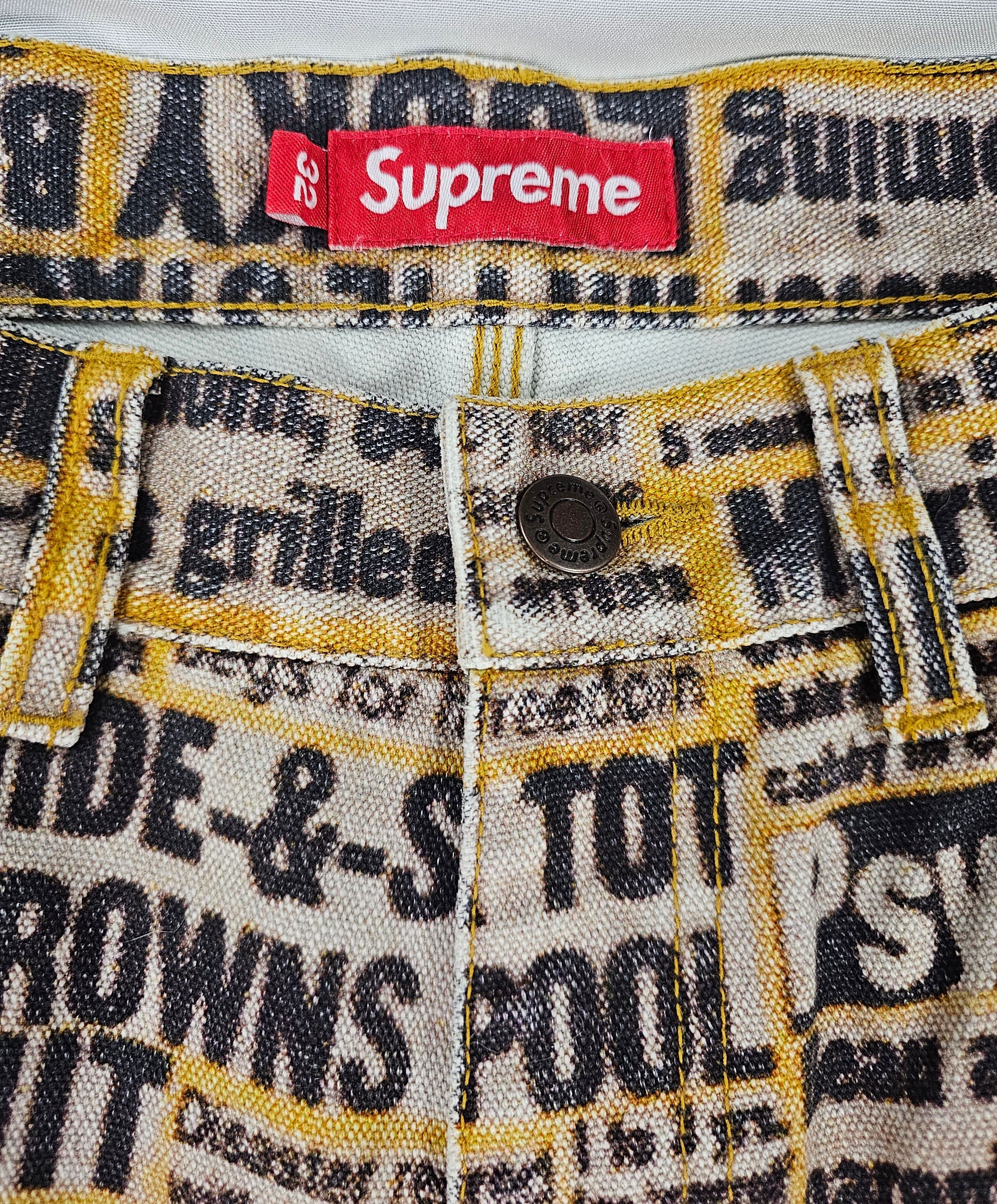 Supreme Supreme Dash Snow Double Knee Painter Pants Denim Jeans FW25 Size US 32 / EU 48 - 3 Thumbnail