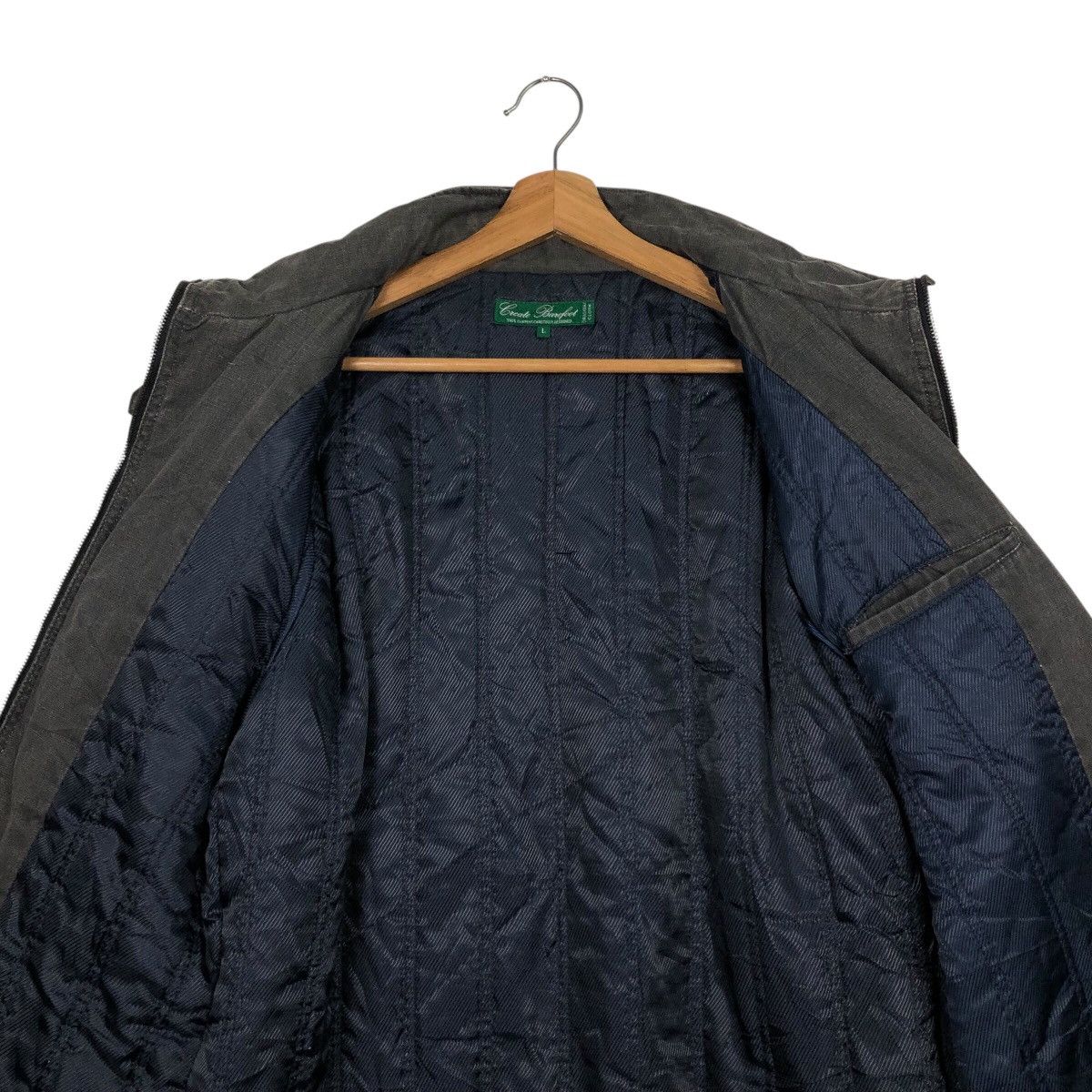 Japanese Brand 📌Vintage Biker Chore Jacket Create Barefoot Issey Miyake Size US L / EU 52-54 / 3 - 15 Thumbnail