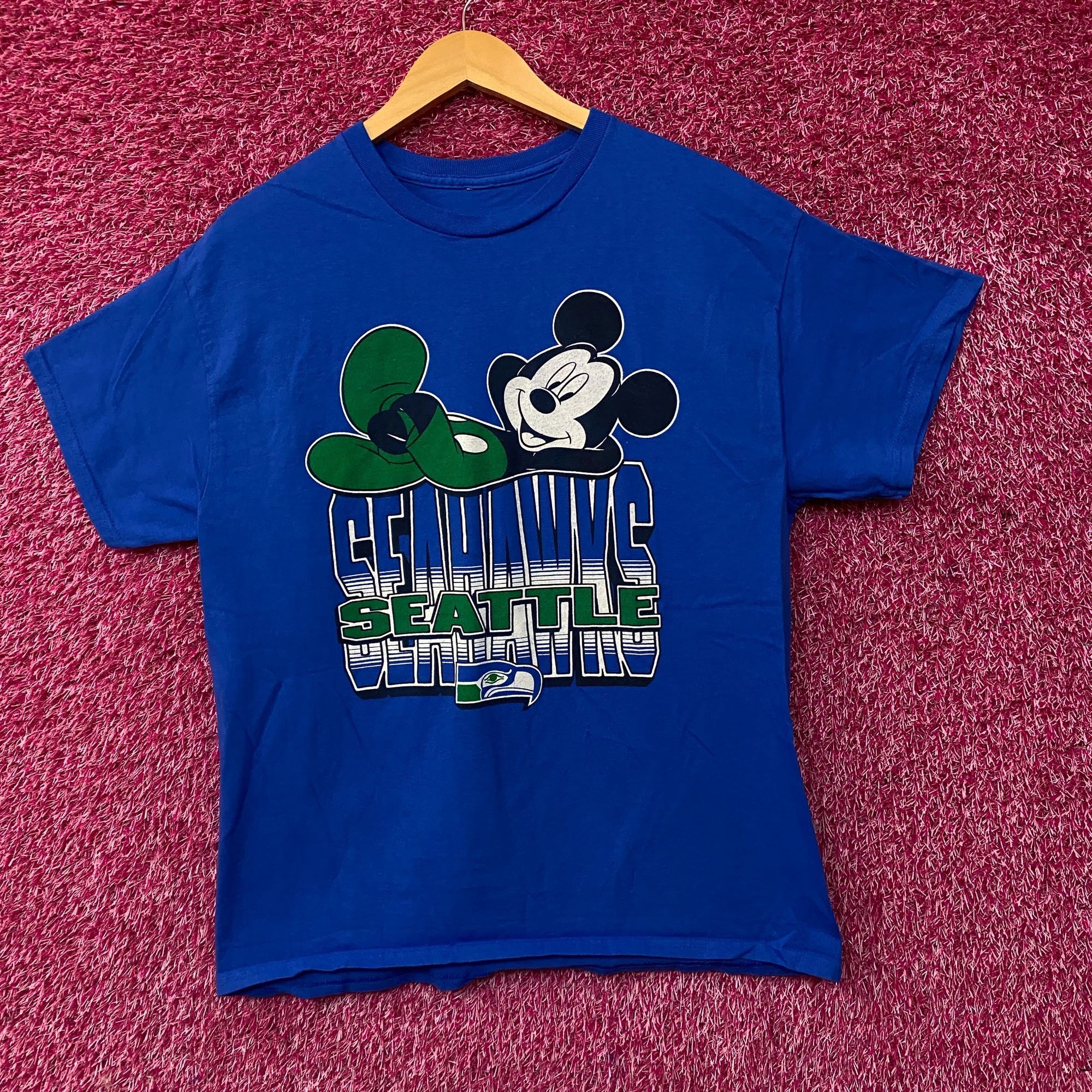 Junk Food NFL X Junk Food Clothing Mickey Mouse Seattle Seahawks Blue Size US M / EU 48-50 / 2 - 1 Thumbnail