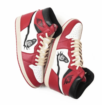 AMAC Studios Jordan 1 Chicago AMAC Custom Sneakers Size US 8 / IT 38 - 1 Thumbnail