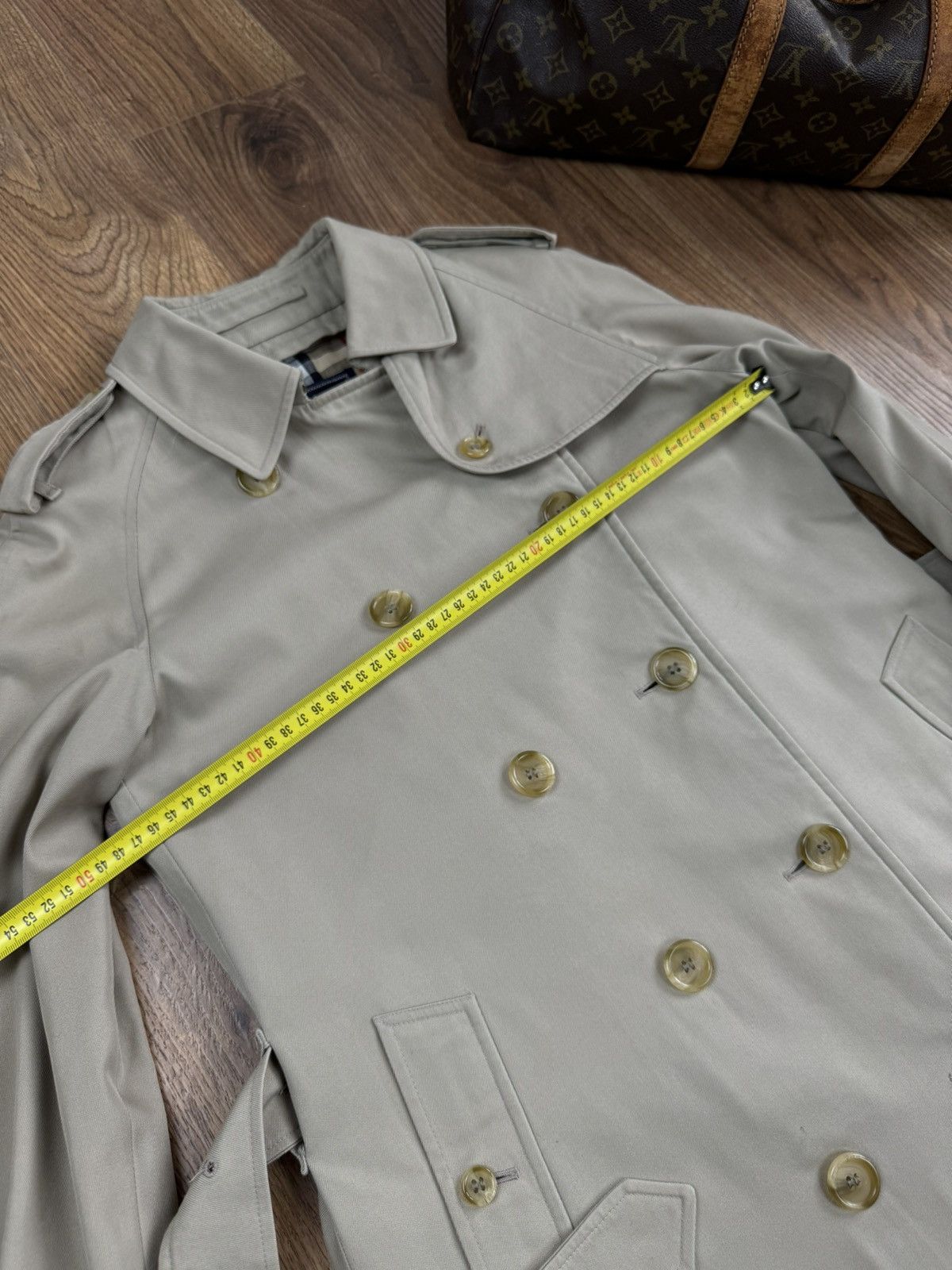 Burberry Vintage trench coat Burberry original luxury streetwear item Size S / US 4 / IT 40 - 7 Thumbnail