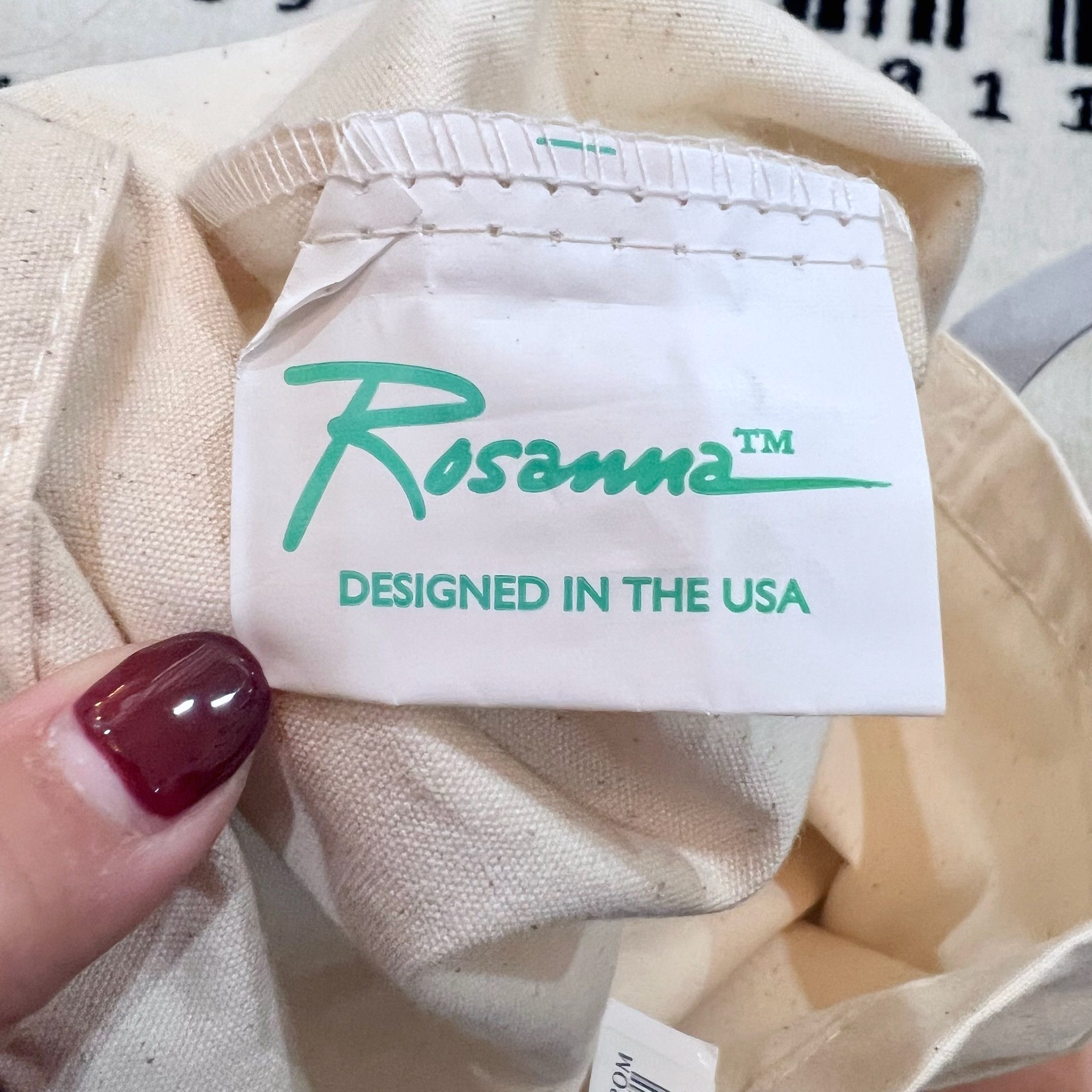 Other Set of 2 - ROSANNA 'Bridesmaid' Canvas Tote Shopping Bag Size ONE SIZE - 5 Thumbnail