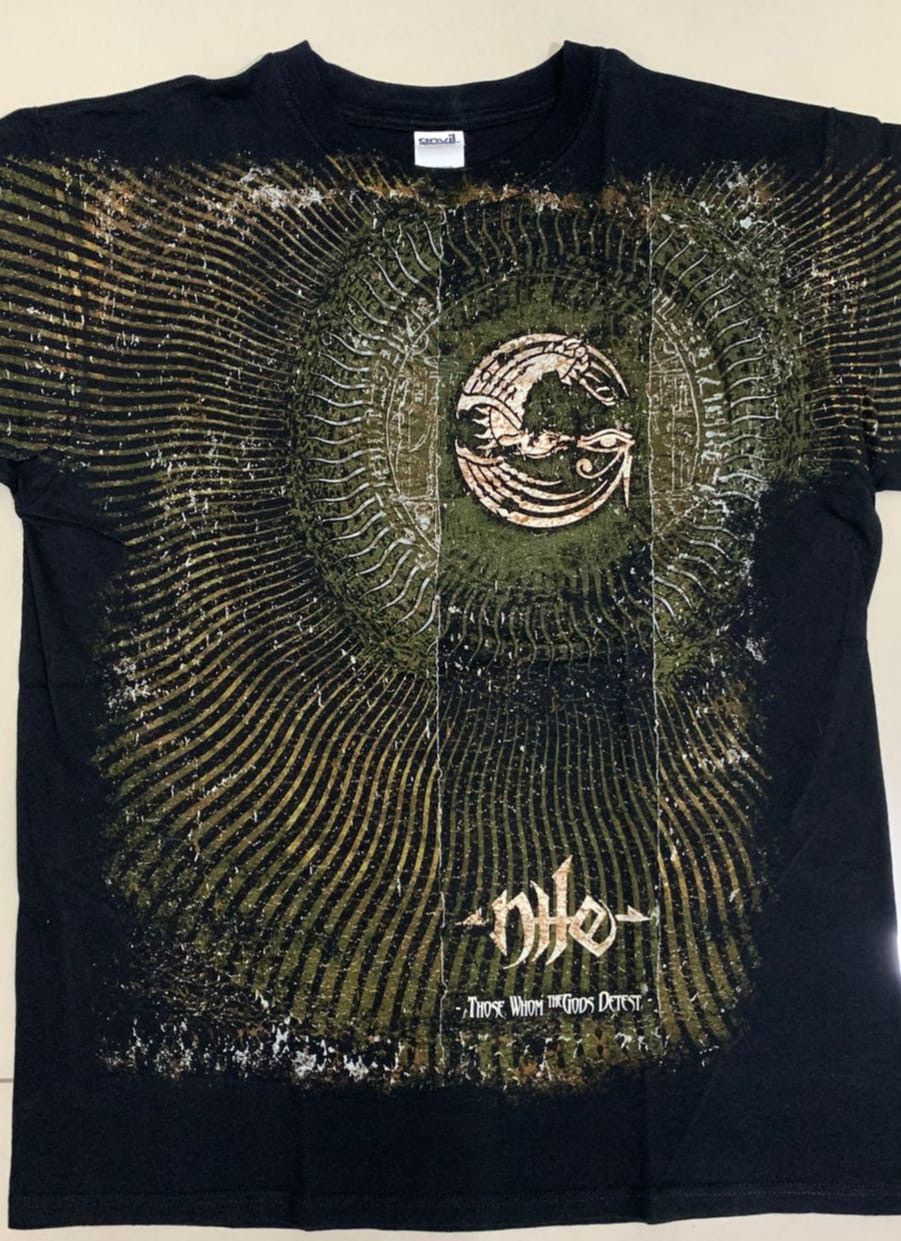 Band Tees Vintage Nile Those whom the gods detest death metal tee Size US L / EU 52-54 / 3 - 1 Thumbnail
