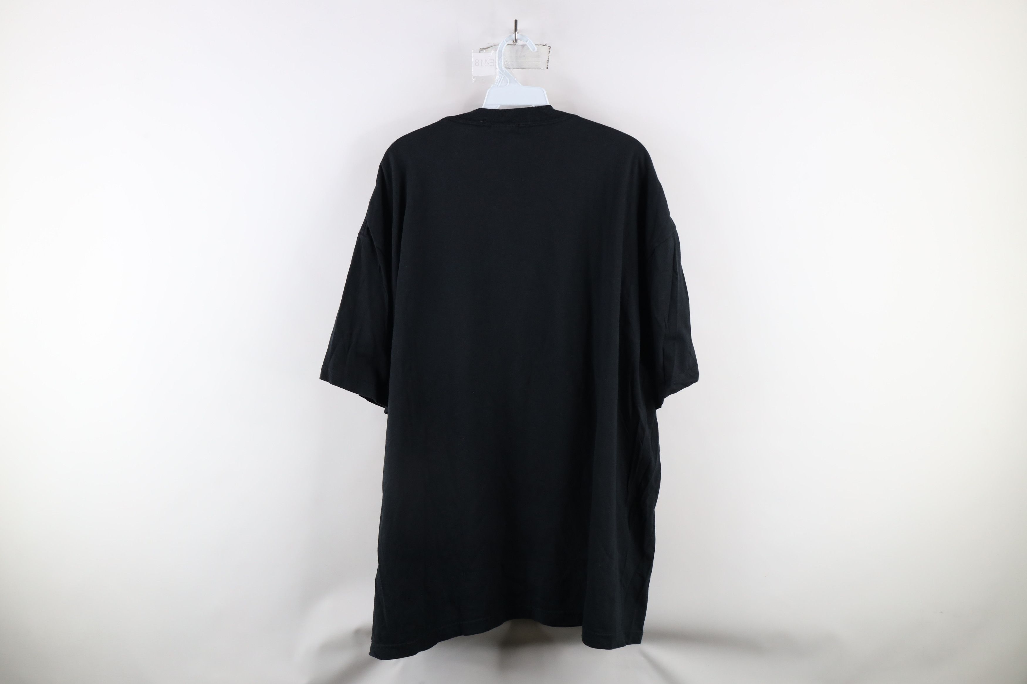 Vintage Vintage 90s Streetwear Short Sleeve T-Shirt Black Cotton Size US XXL / EU 58 / 5 - 5 Thumbnail