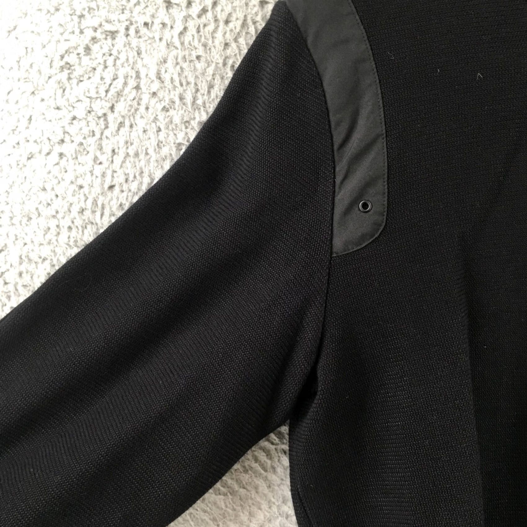 Calvin Klein Calvin Klein Sweatshirt Mens Medium Solid Black Mock Neck Long Sleeves Pullover Size US M / EU 48-50 / 2 - 4 Thumbnail