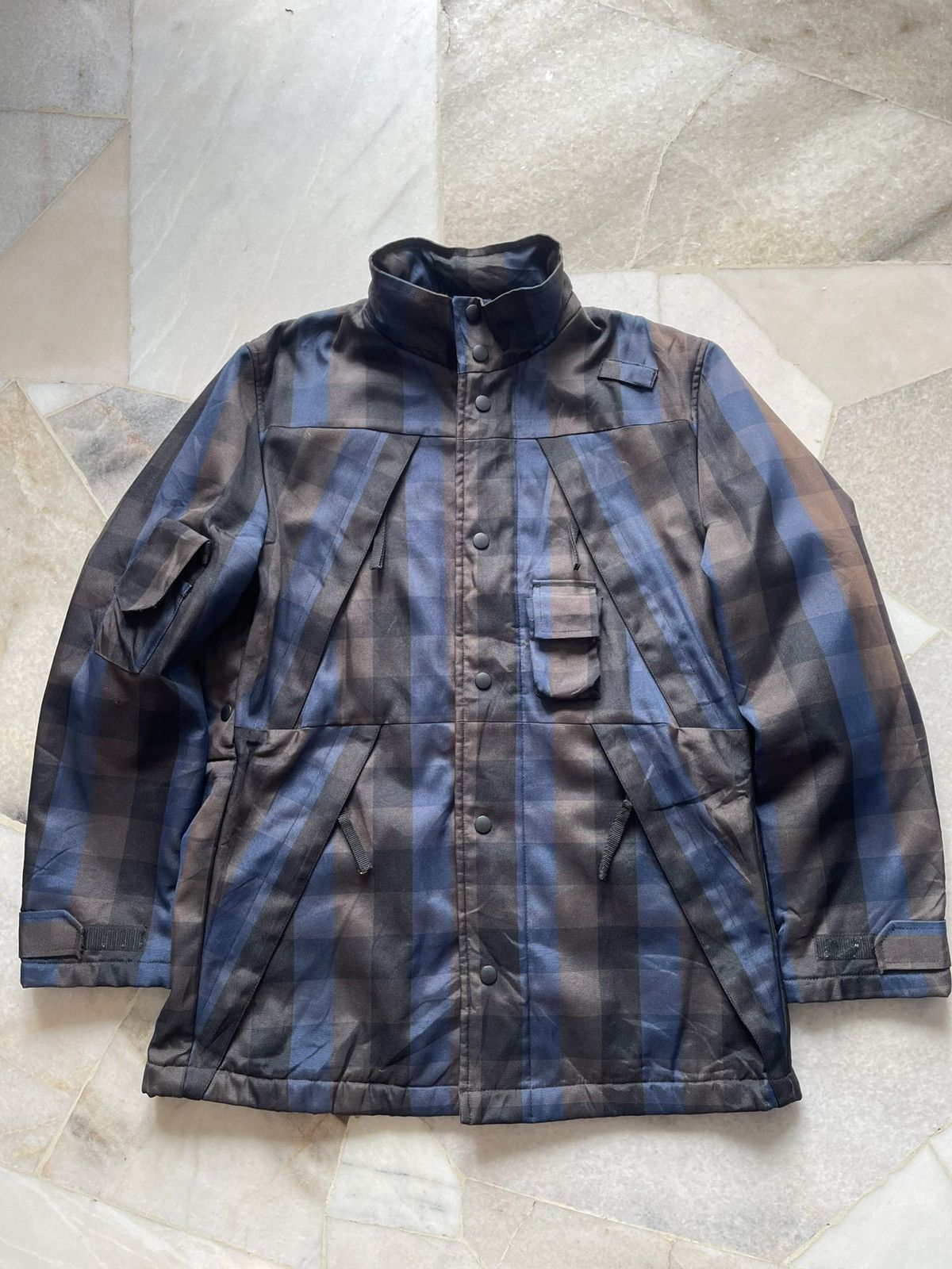 ABAHOUSE 2000s Abahouse Multipocket Plaid Jacket b3 Size US L / EU 52-54 / 3 - 7 Thumbnail