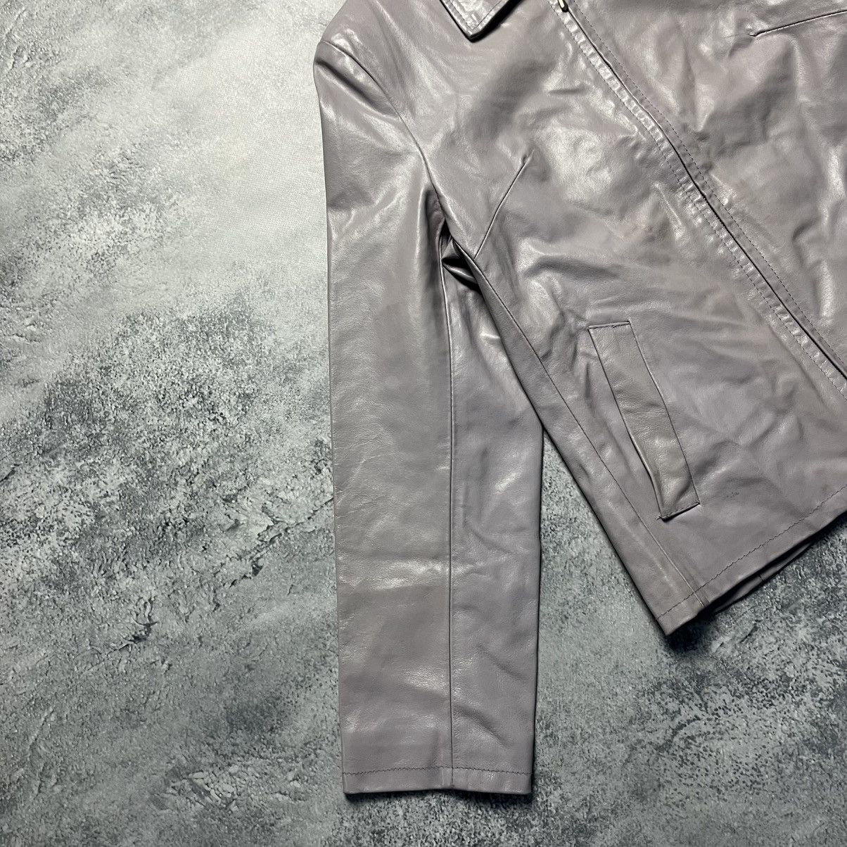 Vera Pelle Vintage Vera Pelle Leather Biker Jacket Designer Y2K Italy Size M / US 6-8 / IT 42-44 - 4 Thumbnail