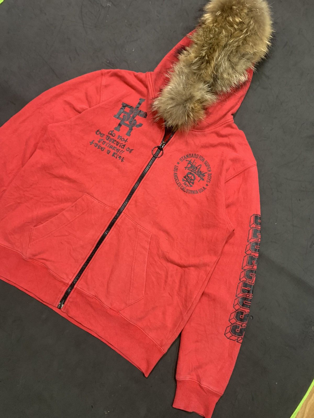 If Six Was Nine 🖤BLACKFRIDAY🖤BlueCross-Furhoodie skull archive ifsixwasnine Size US L / EU 52-54 / 3 - 5 Thumbnail