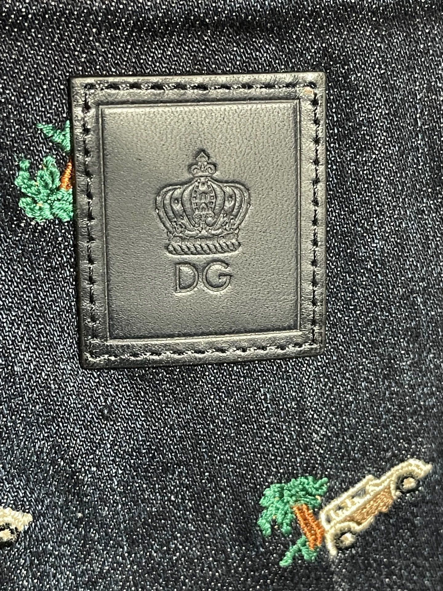 Dolce & Gabbana Dolce&Gabbana Slim Embroidered Jeans Size 50 Deep Blue Size US 34 / EU 50 - 5 Thumbnail