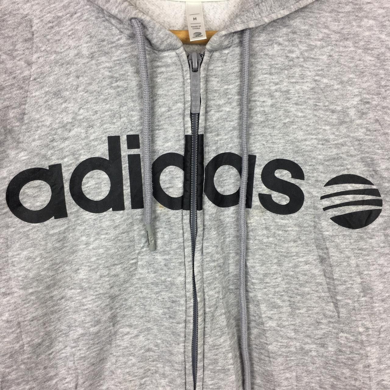 Adidas Vintage ADIDAS NEO Sweater Full Zipper Hoodie Big Logo Size M / US 6-8 / IT 42-44 - 2 Thumbnail