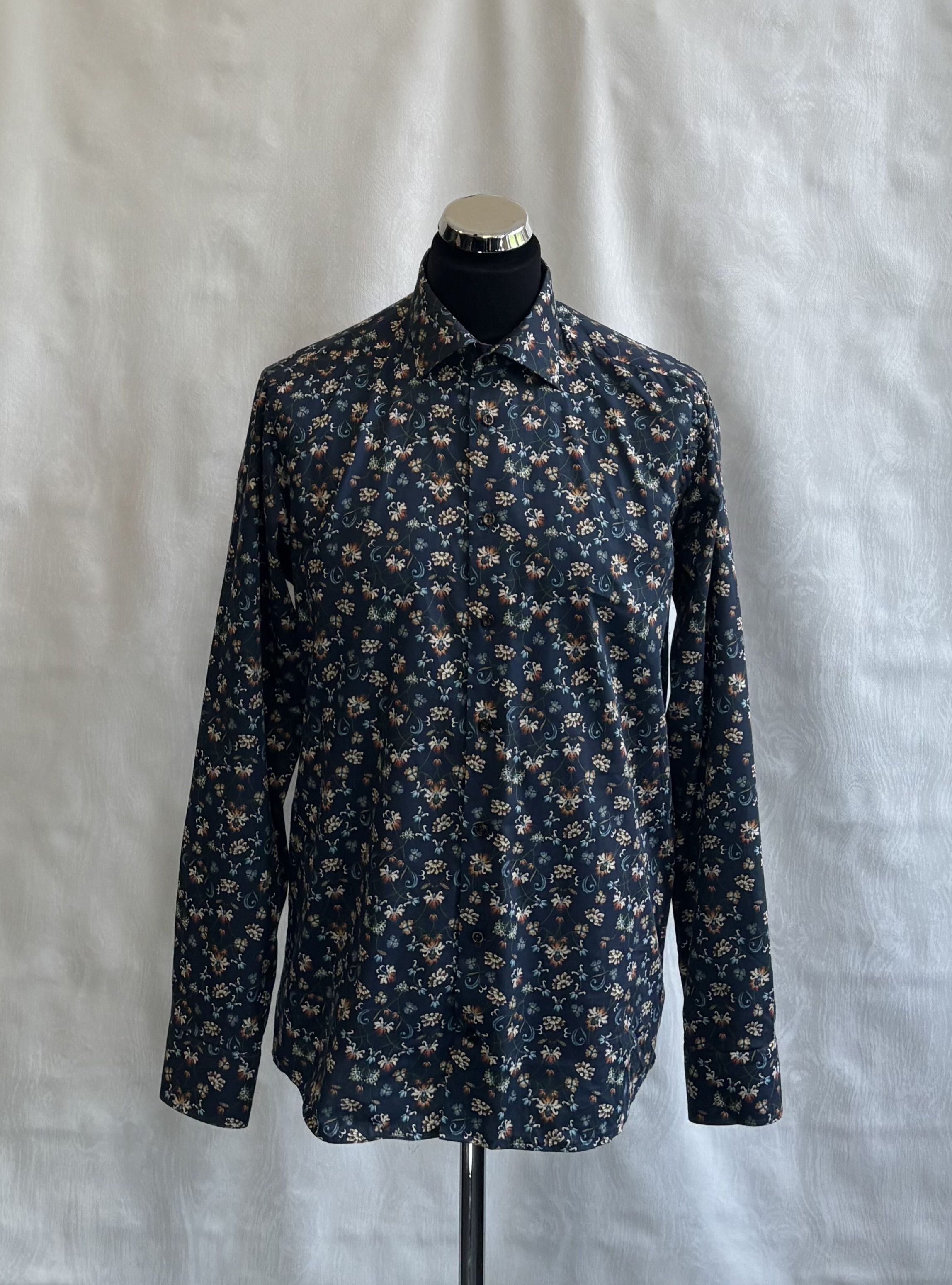 Eton Eton slim shirt Colorful Flowers size 42 Size US M / EU 48-50 / 2 - 1 Thumbnail