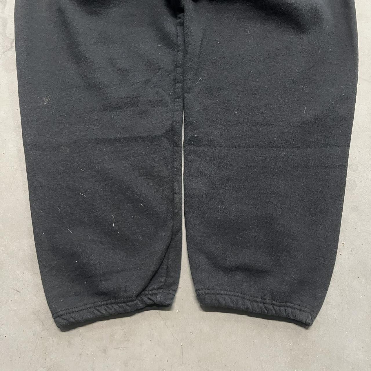 Japanese Brand × Vintage Vintage Y2K Baggy Fit Black Blank Sweatpants with Pockets! Size US 34 / EU 50 - 4 Thumbnail