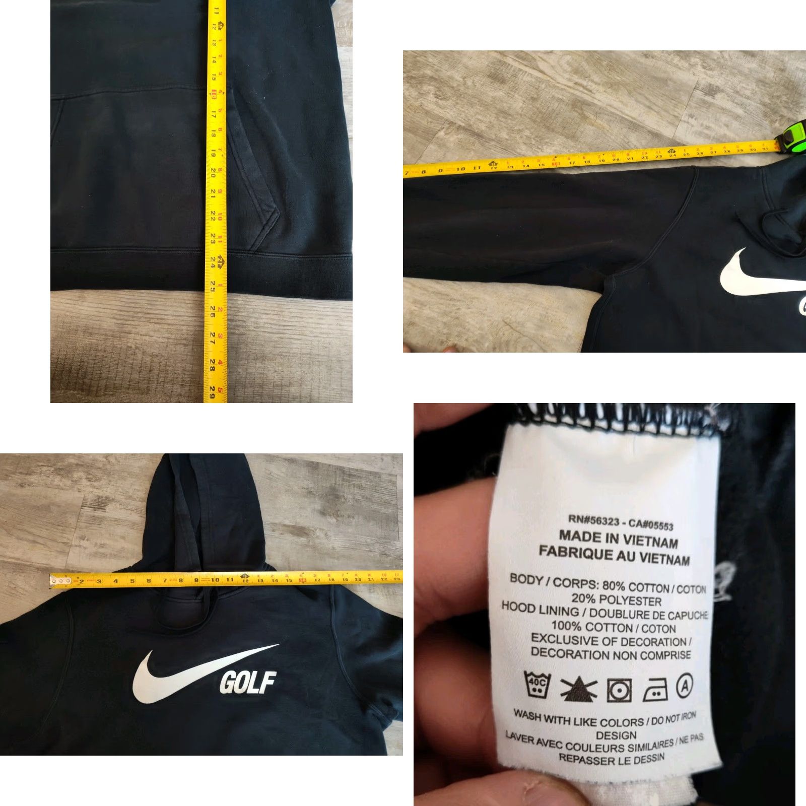 Nike Nike Golf Hoodie Mens Medium Black PGA Tour Championship Logo Pullover Fleece Sports Size US M / EU 48-50 / 2 - 8 Thumbnail