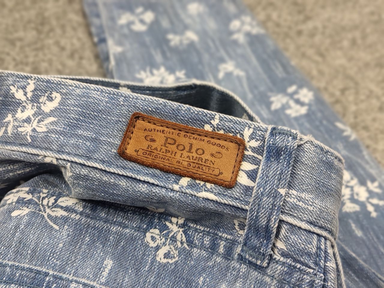 Polo Ralph Lauren Vintage Polo Ralph Lauren Slim Callen Pattern Denim Jeans Size 25" / US 0 / IT 36 - 11 Thumbnail
