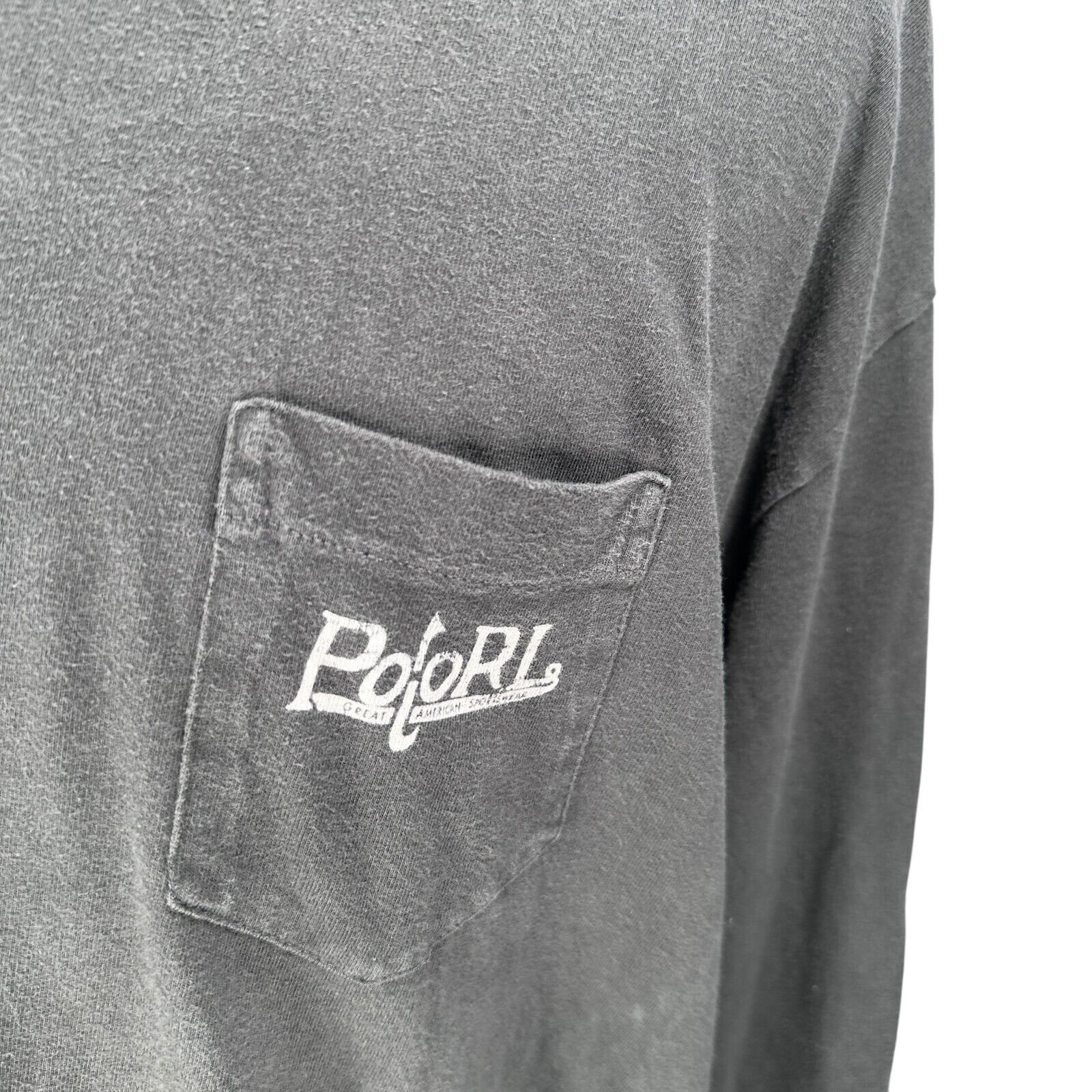 Polo Ralph Lauren Vintage Polo Ralph Lauren Long Sleeve T-Shirt Mens 2XL Black Size US XXL / EU 58 / 5 - 2 Thumbnail
