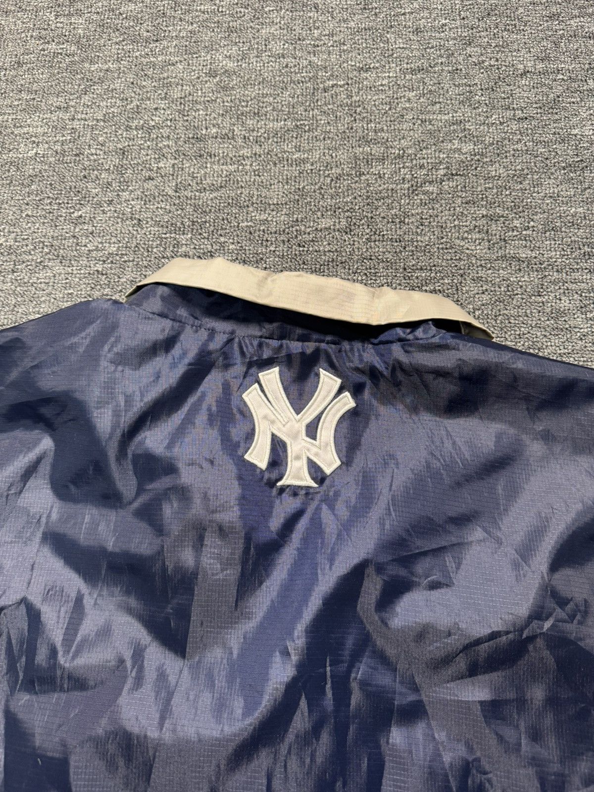 MLB Vintage MLB Yankees 1/4 Zip Windbreaker Navy Sand Men's XXL Size US XXL / EU 58 / 5 - 7 Thumbnail