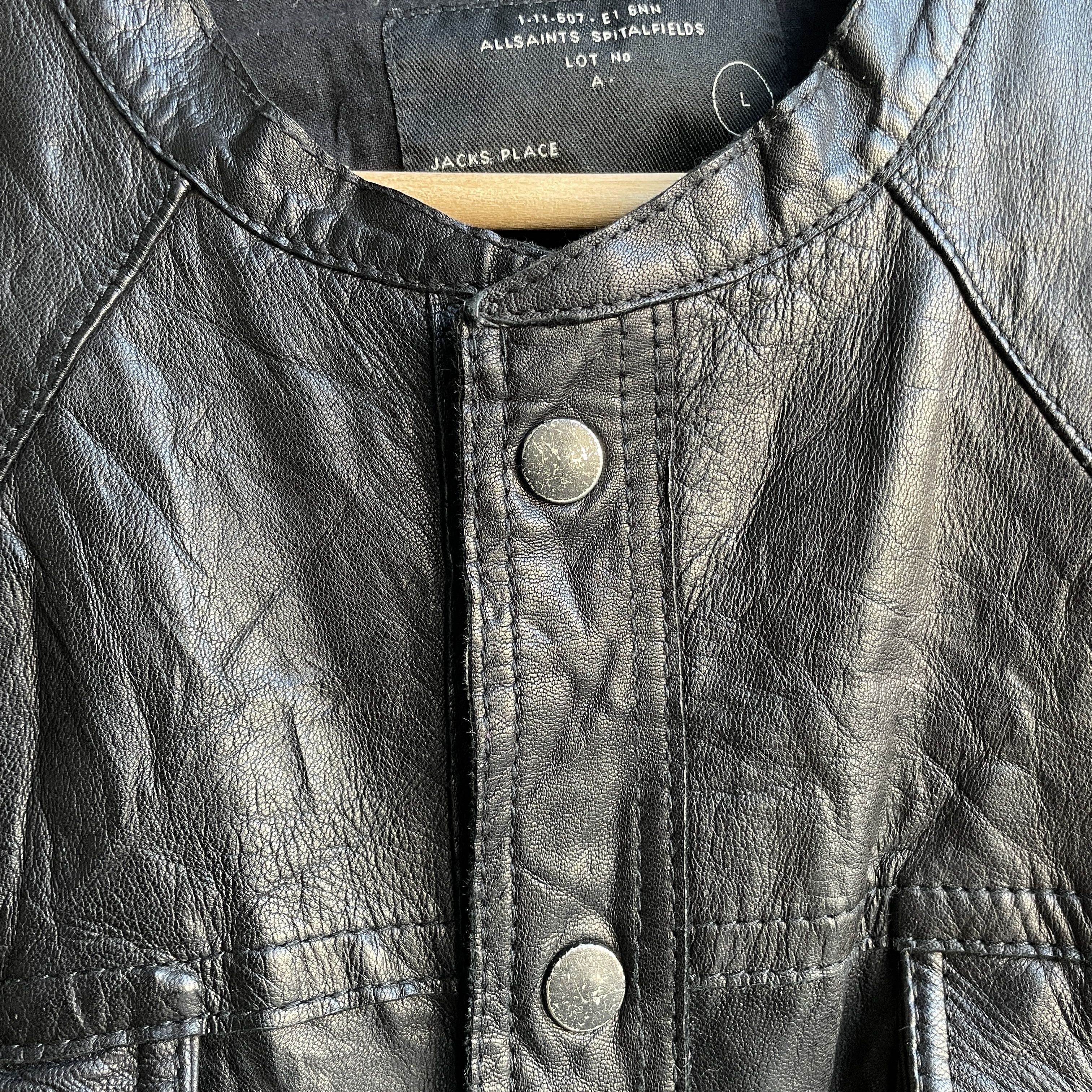 Allsaints Allsaints Leather Demon Shirt Size L Size US L / EU 52-54 / 3 - 7 Thumbnail