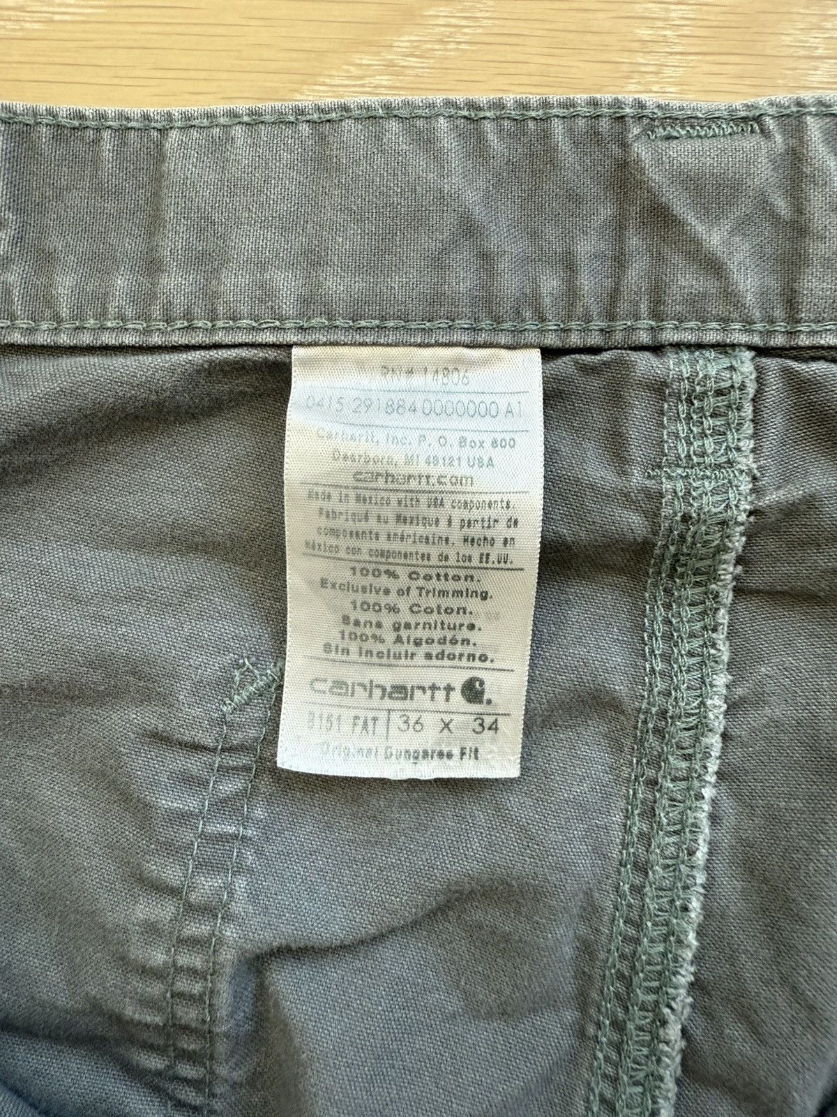 Carhartt Carhartt Original Dungaree pants Size US 36 / EU 52 - 12 Thumbnail