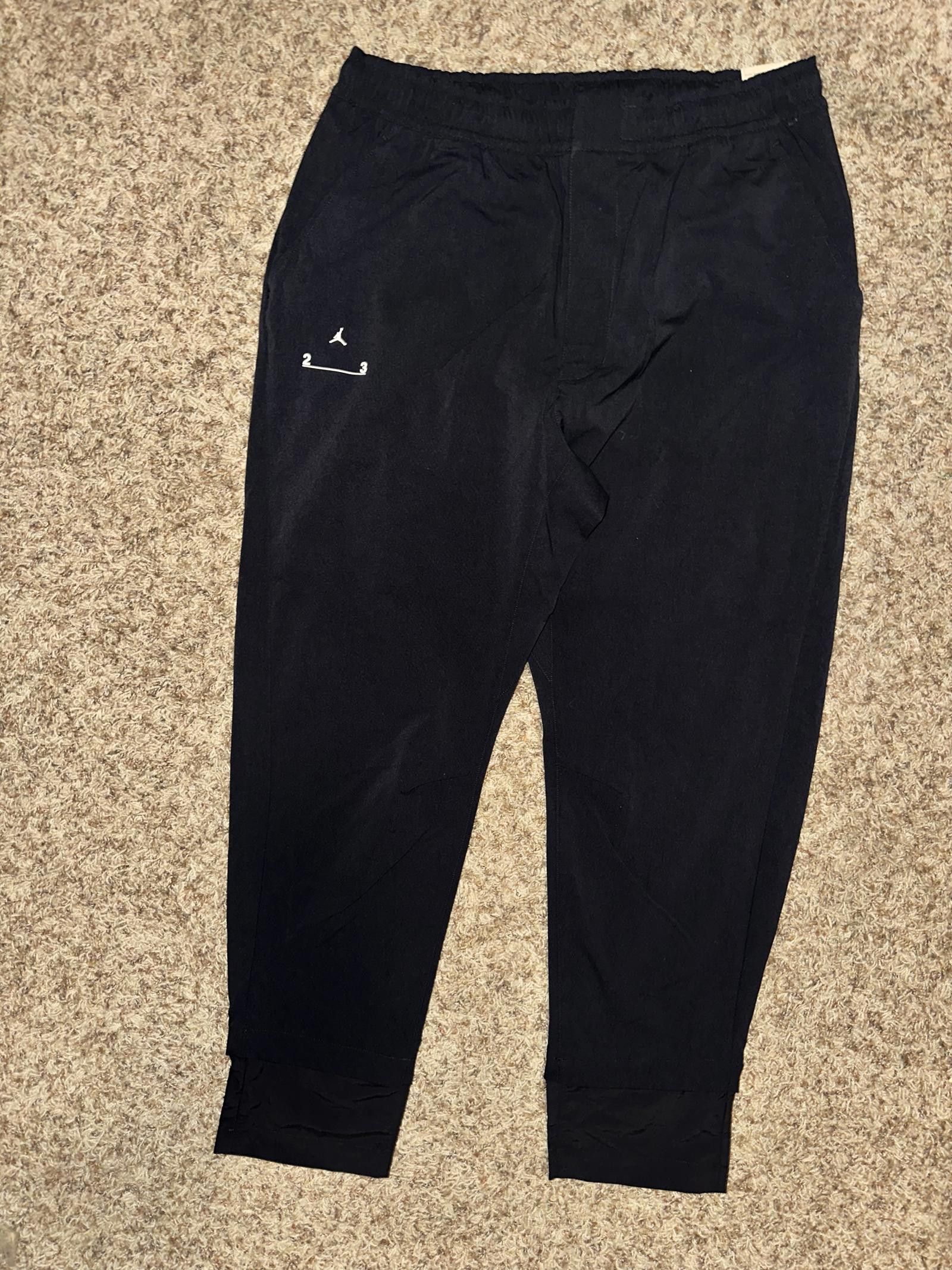 image of Designer Nike Air Jordan 23 Engineered 2-In-1 Woven Pants Jogger Black Sample, Men's (Size 36)
