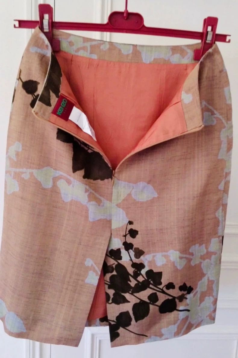 Kenzo KENZO sizeS Lotus moonlight skirt Size 27" / US 4 / IT 40 - 4 Thumbnail