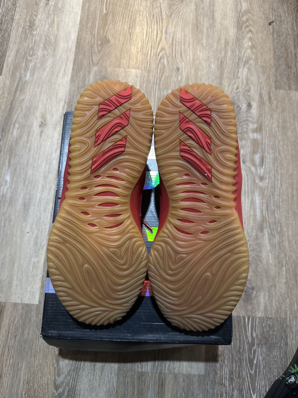 Adidas Dame 4 “Scarlet” Sz 10 Size US 10 / EU 43 - 4 Thumbnail