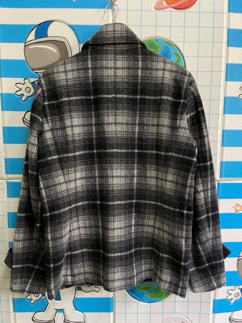 Burberry Burberry London Blue Label Plaid Wool Blend Jacket Size US L / EU 52-54 / 3 - 2 Thumbnail