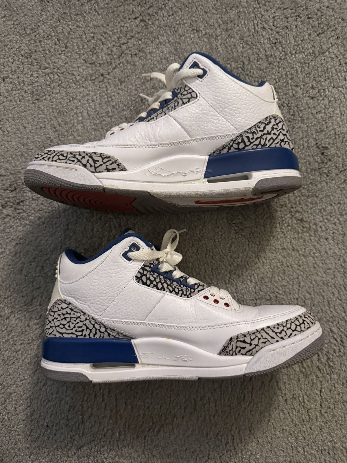 Nike 2011 Jordan 3 True Blue Size US 8.5 / EU 41-42 - 2 Thumbnail