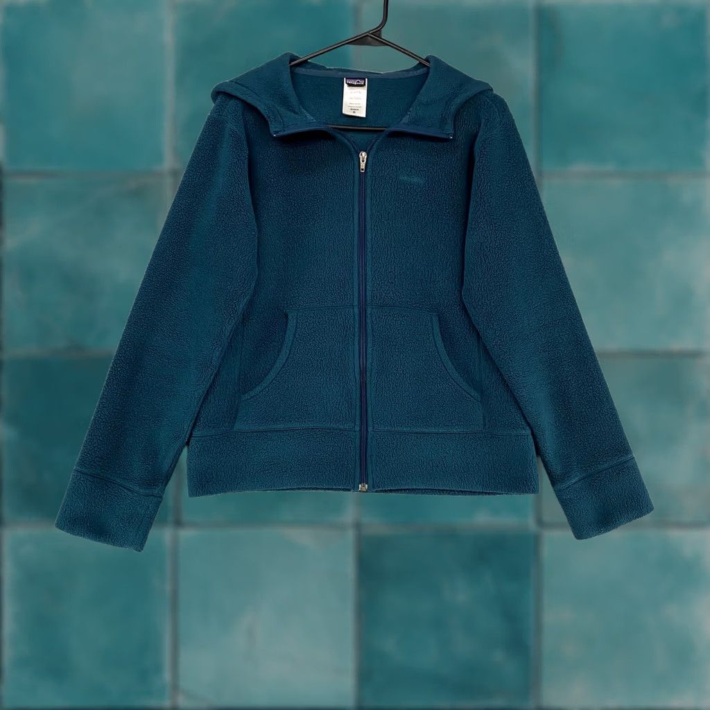 Patagonia Patagonia Fleece Hoodie Womens Medium Hooded Jacket Lightweight Full Zip Blue Size M / US 6-8 / IT 42-44 - 1 Thumbnail