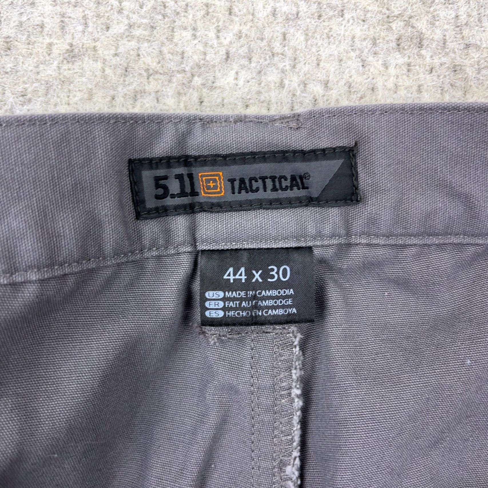 Vintage 5.11 Tactical Cargo Pants Men 44x30 Gray Canvas Taclite Pro Cargo Pocket 5-Pocket Regular Jeans Style Mens Size US 44 / EU 60 - 3 Thumbnail