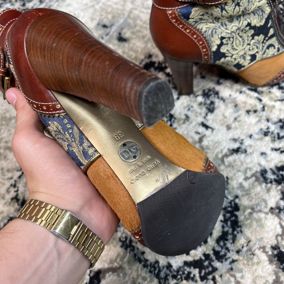 Dolce & Gabbana Vintage Designer High Fashion Archive Dolce & Gabbana Shoes Size US 9 / IT 39 - 13 Thumbnail