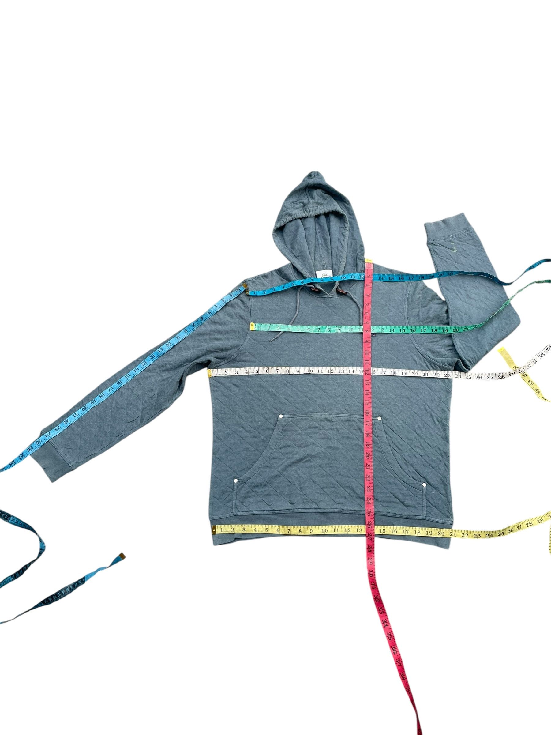 Lacoste Lacoste Quilted Design Hoodie Size US XL / EU 56 / 4 - 14 Thumbnail