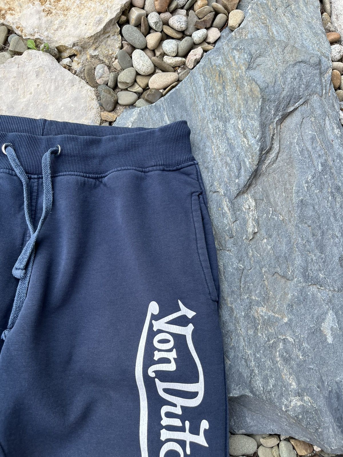 Vintage × Von Dutch Vintage Von Dutch y2k logo distressed navy sweatpants Size US 32 / EU 48 - 5 Thumbnail