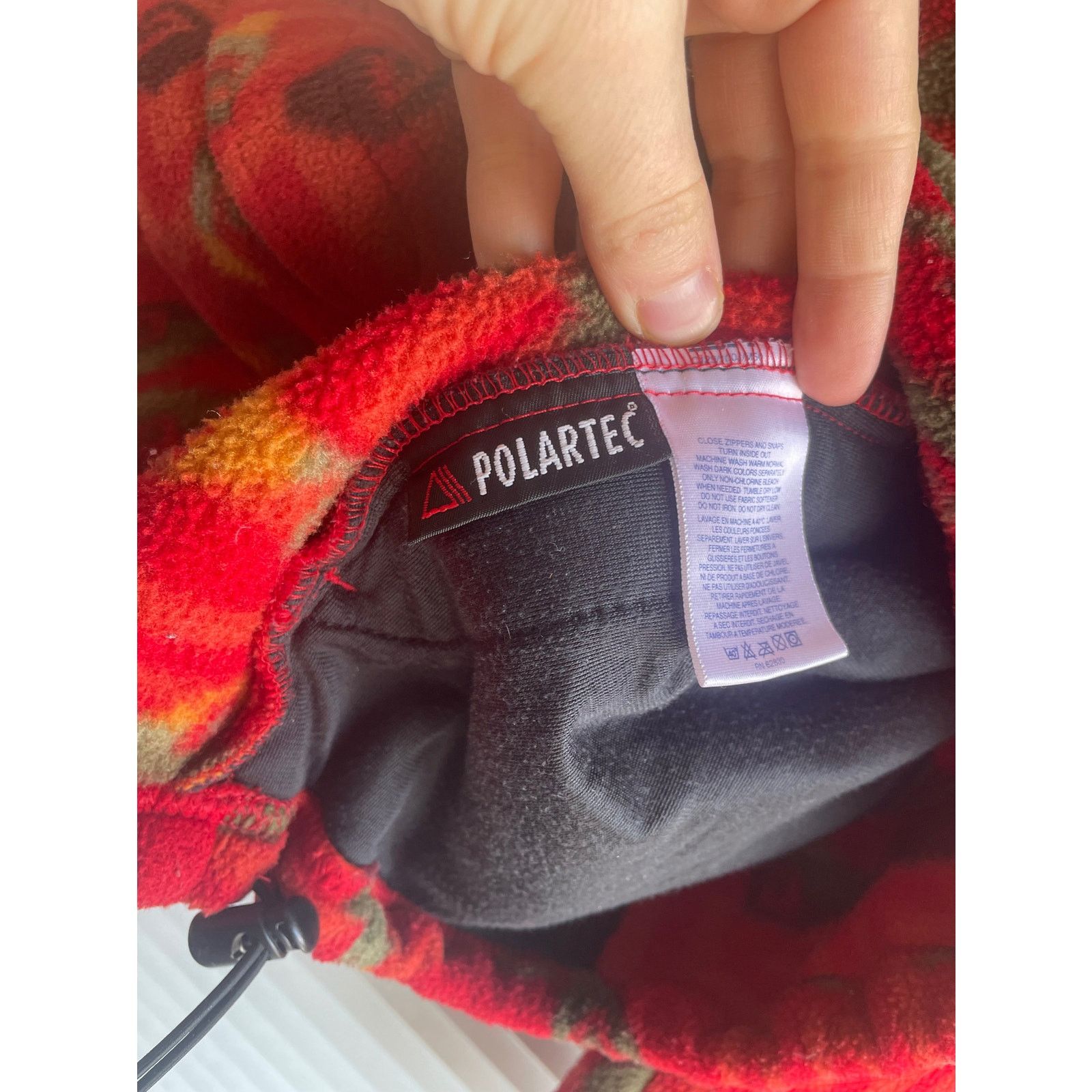 Lands' End Vintage Landsend Polartec Fleece, Aztec Red, Womans M Size M / US 6-8 / IT 42-44 - 4 Thumbnail