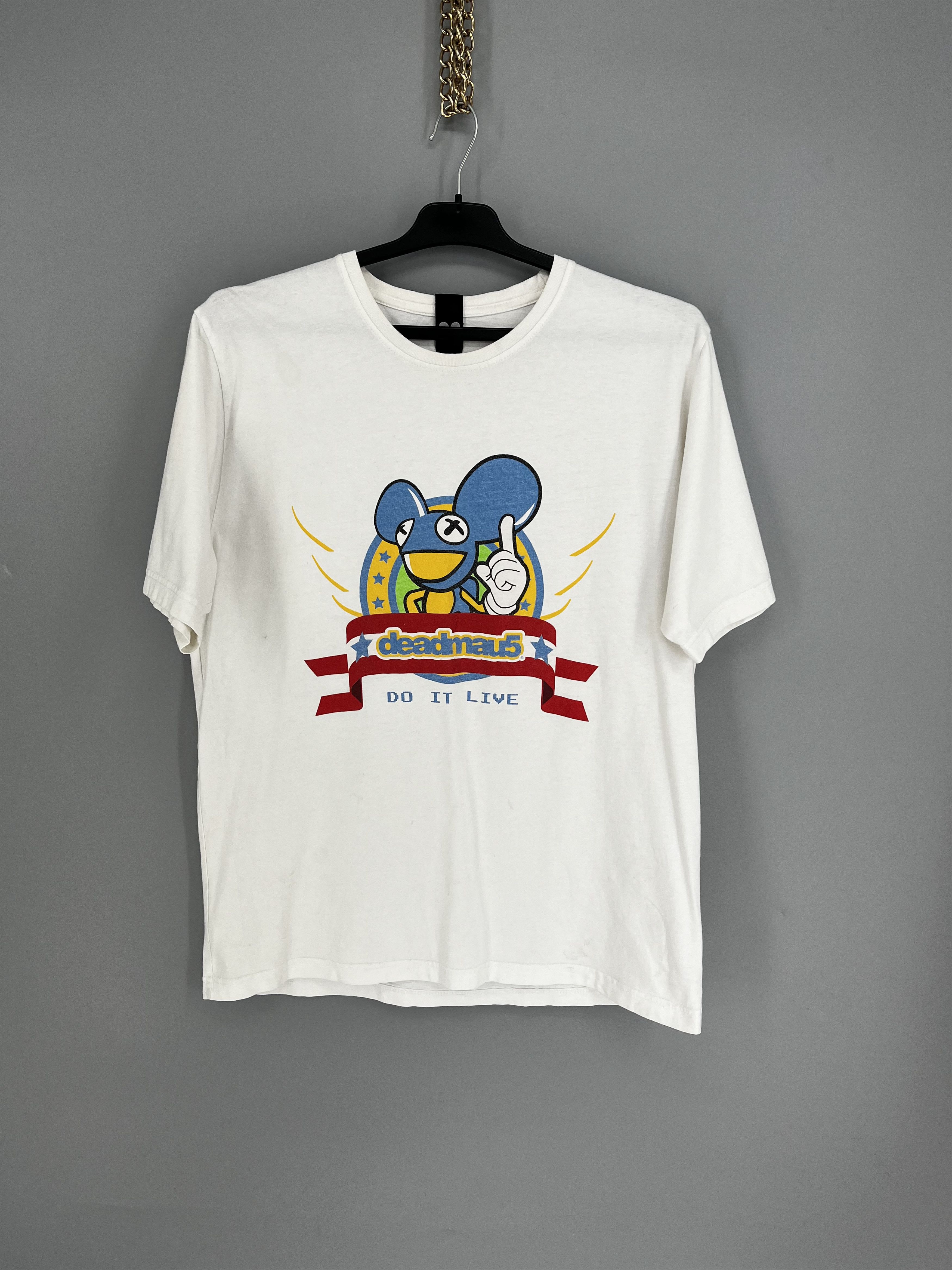 Band Tees Vintage Y2K Deadmau5 AOP Rare Band Music DJ Promo Art Size US L / EU 52-54 / 3 - 1 Thumbnail