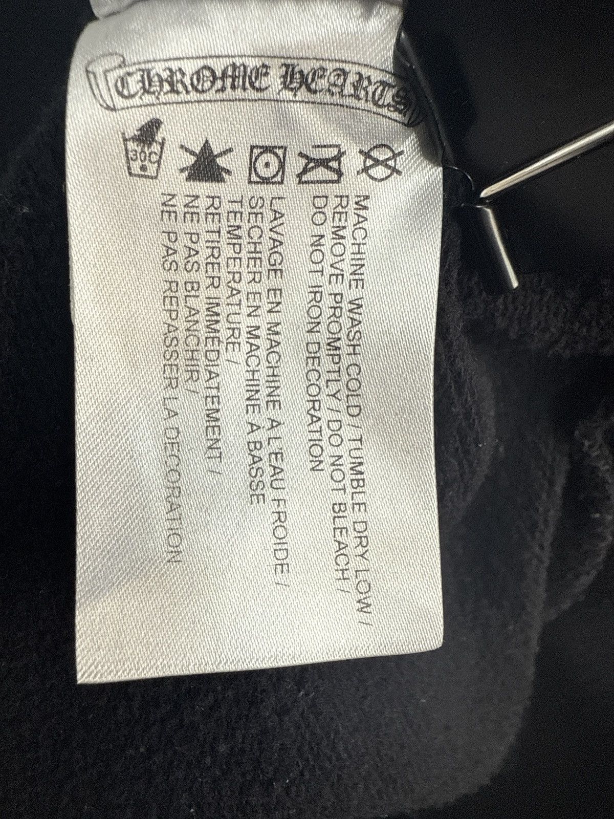 Chrome Hearts CHROME HEARTS SCRIPT FUCK YOU HOODIE BLACK Size US S / EU 44-46 / 1 - 7 Thumbnail