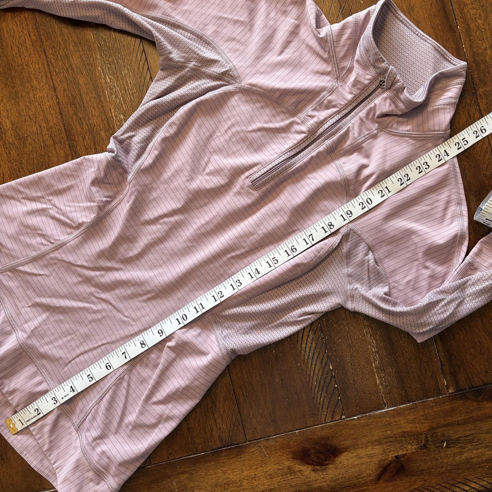 Lululemon Lululemon Pullover Womens 4 Purple Striped 1/4 Zip Neck Size S / US 4 / IT 40 - 10 Thumbnail