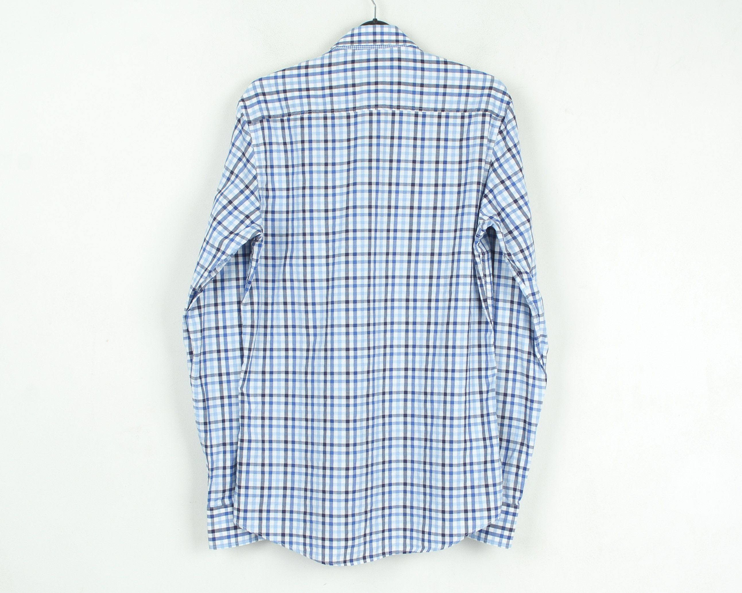 Other BERTONI 40 Button Up Shirt Long Sleeve Button Check Plaid Size US M / EU 48-50 / 2 - 4 Thumbnail