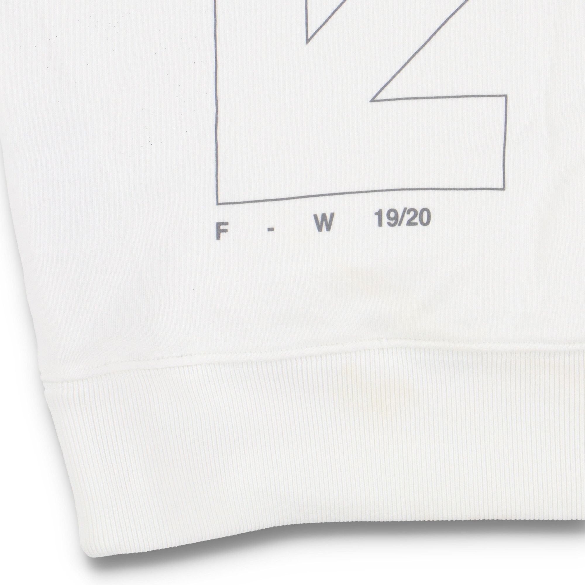 Off-White White Reflective Unfinished Arrows Hoodie Size US M / EU 48-50 / 2 - 10 Thumbnail