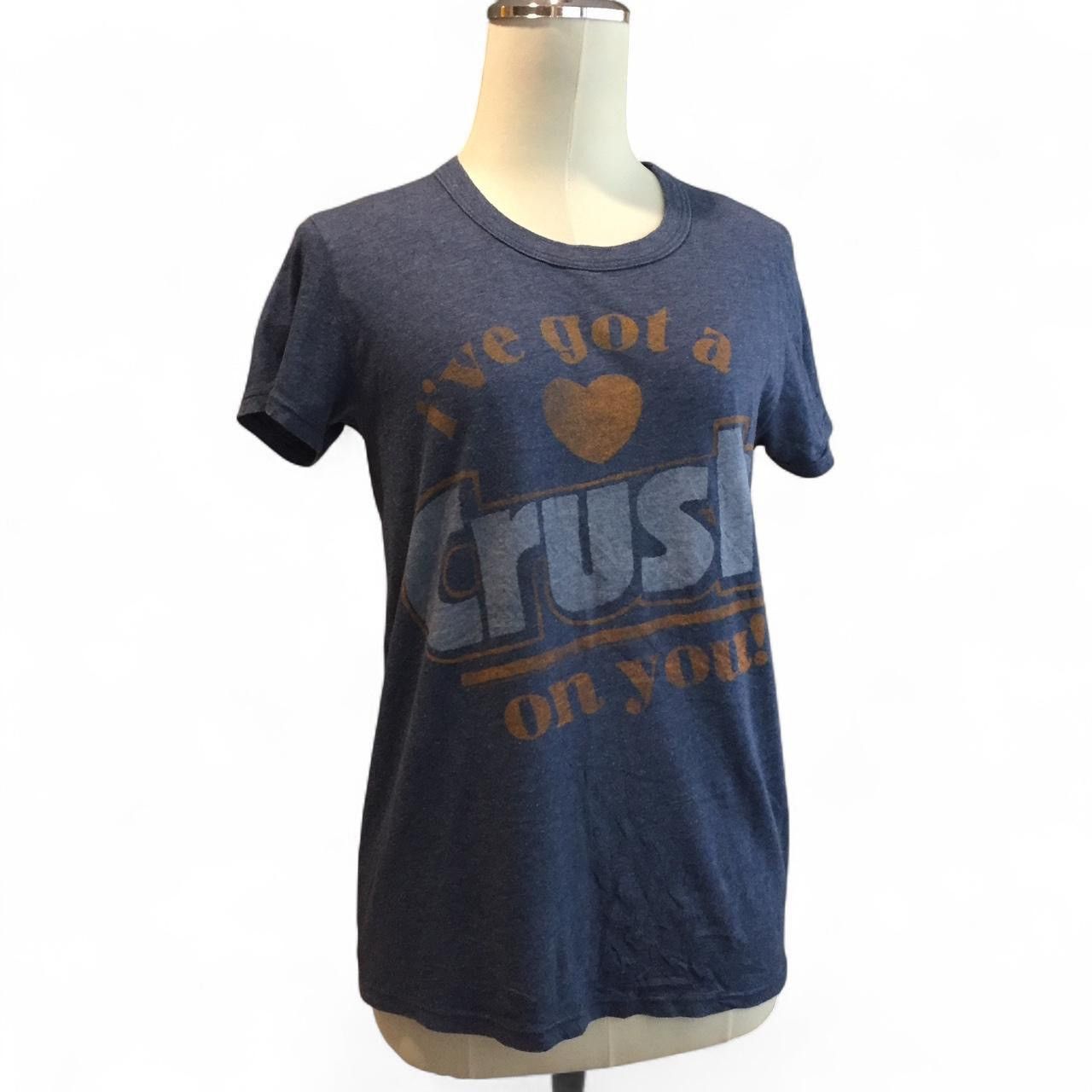 Junk Food JUNK FOOD navy blue graphic tee with text and heart design❣️ Size M / US 6-8 / IT 42-44 - 3 Thumbnail