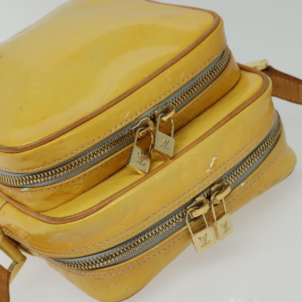 Louis Vuitton LOUIS VUITTON Monogram Vernis Wooster Shoulder Bag Gris Size ONE SIZE - 6 Thumbnail