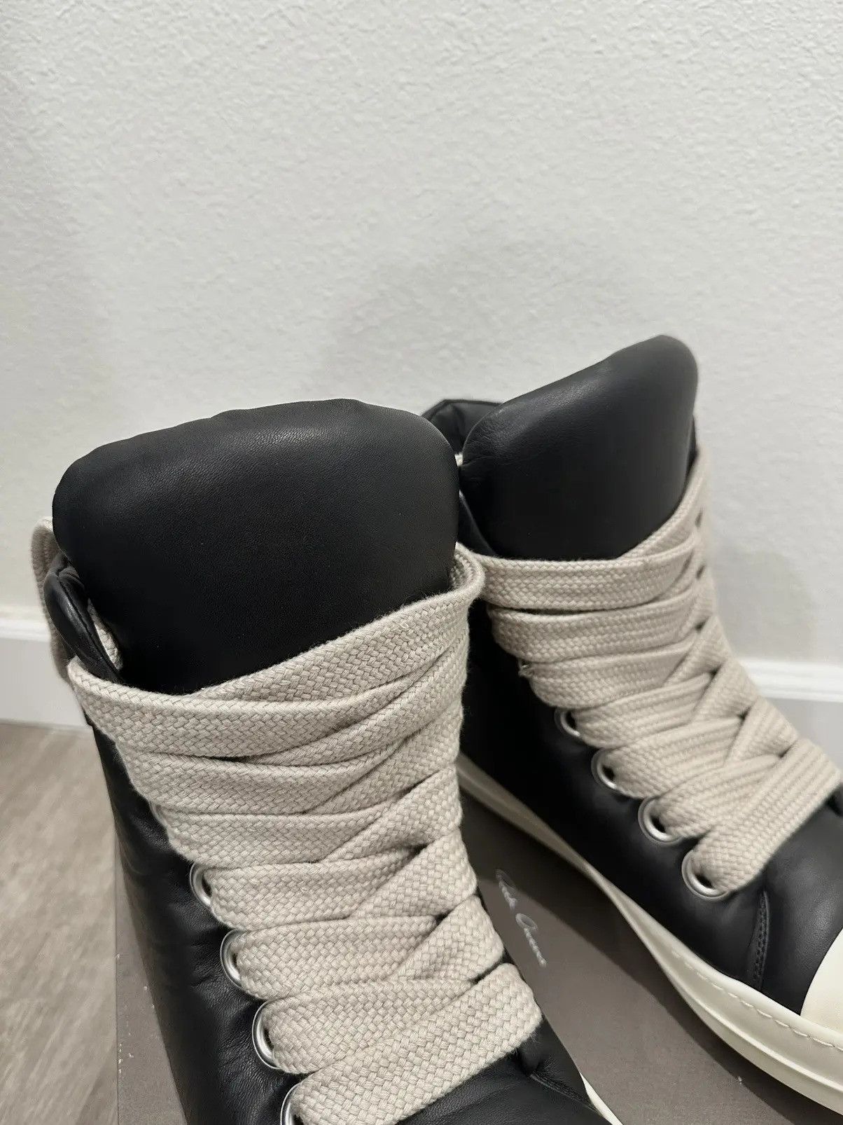 Rick Owens Rick Owens Jumbo Lace Padded Ramones High Size US 10.5 / EU 43-44 - 6 Thumbnail