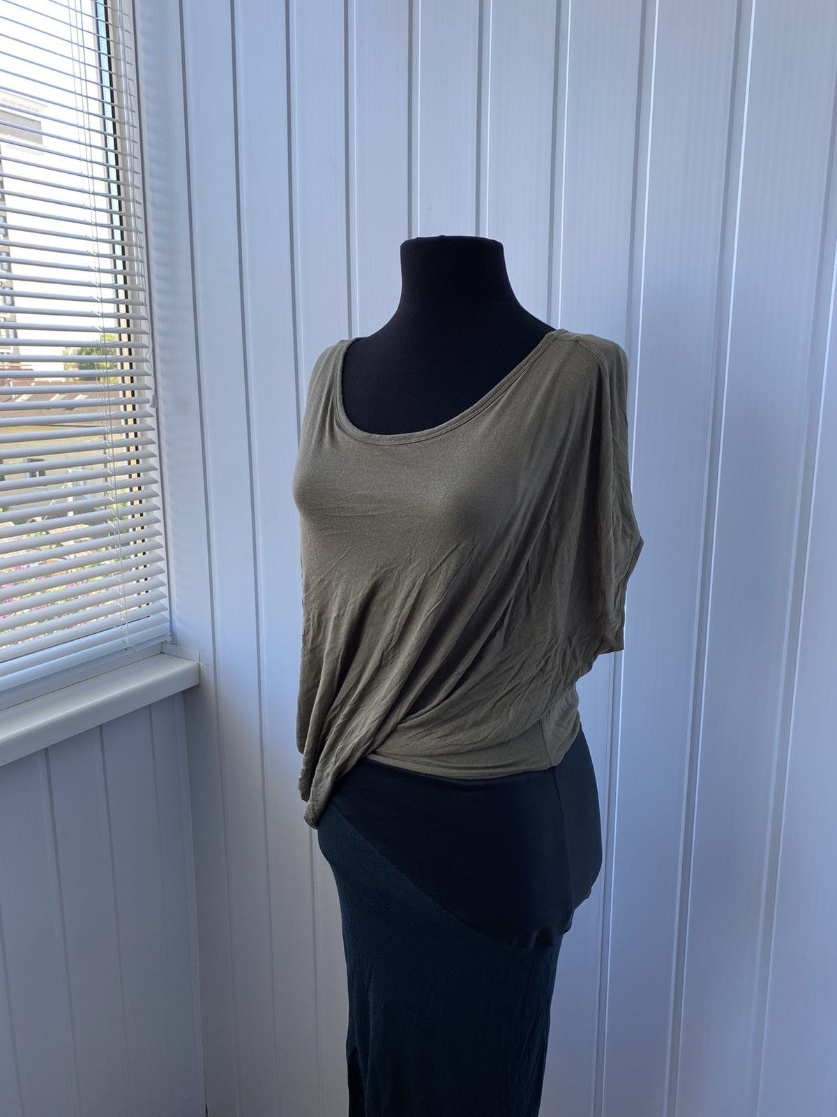 Helmut Lang Helmut Lang Asymmetrical Micro Modal Dress Size M Size M / US 6-8 / IT 42-44 - 3 Thumbnail