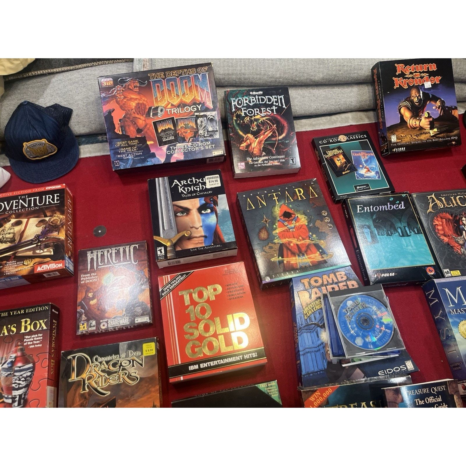Other Huge PC BIG BOX Game Lot - DOOM, American McGee’s, Rare CIB Size ONE SIZE - 1 Thumbnail