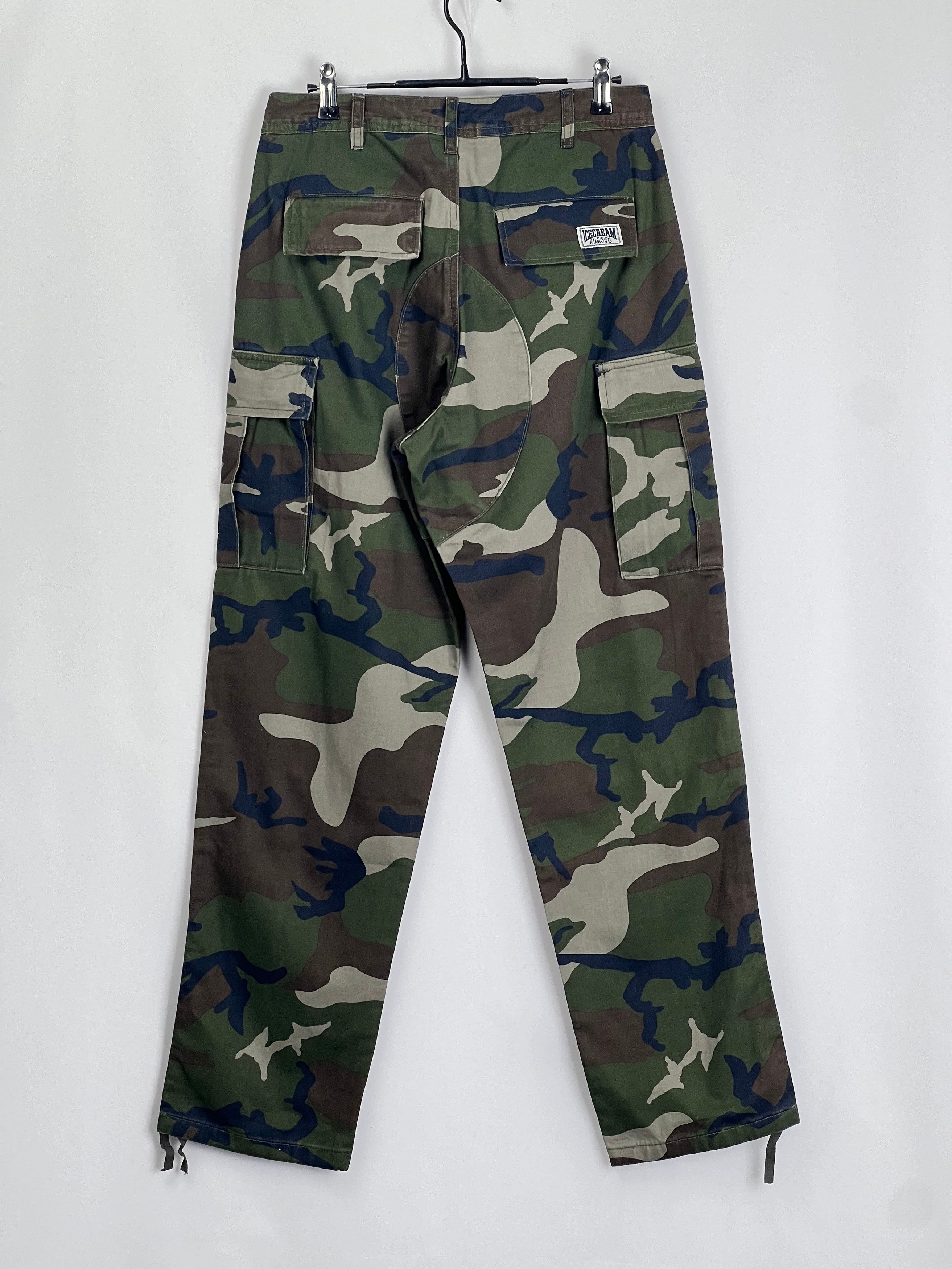 Icecream UNWORN* Icecream Running Dog Camo Cargo Pants Camo Size US 30 / EU 46 - 9 Thumbnail