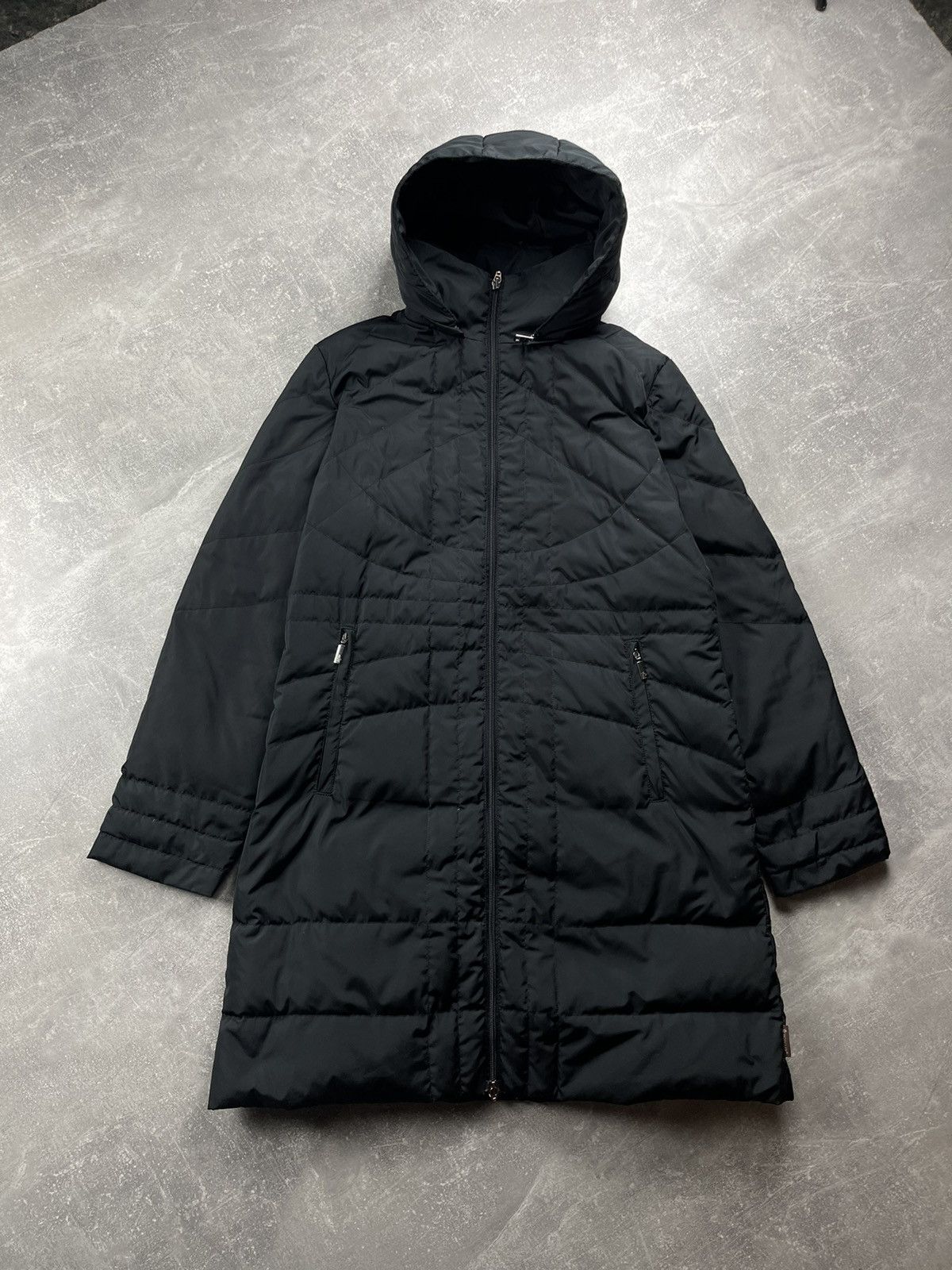 Moncler Moncler Archives Rare Long Black Down Coat with Hood Size M / US 6-8 / IT 42-44 - 2 Thumbnail