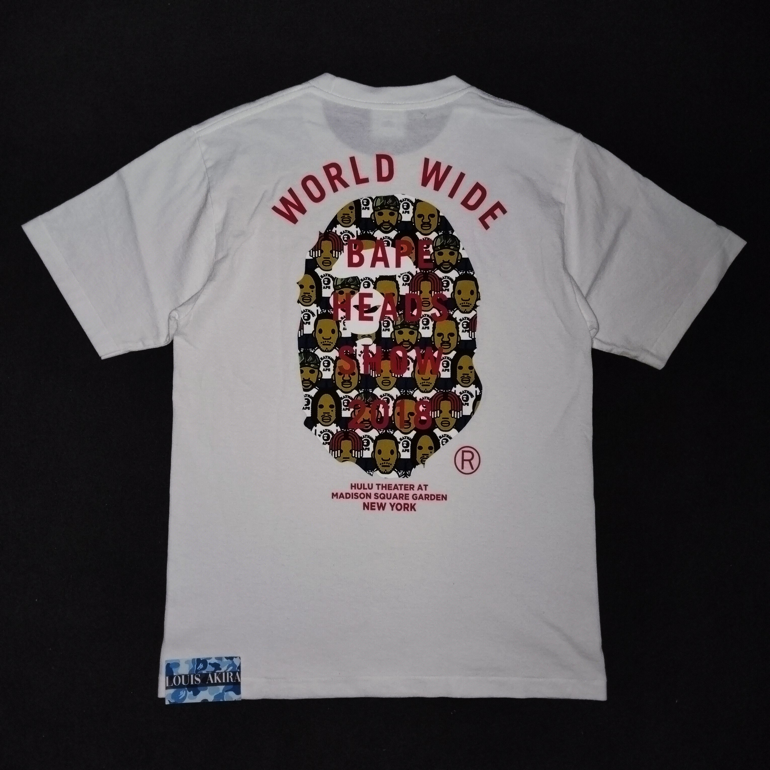 2018 Bape Heads Show Tee