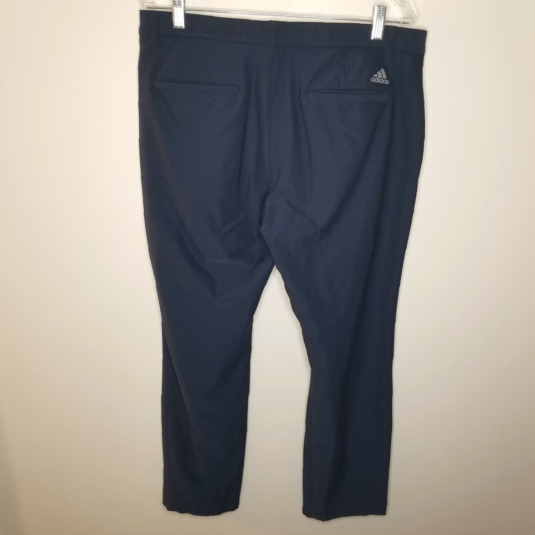 Adidas Adidas Lightweight Chino Pants Mens Regular Size 34x32 Blue Size US 34 / EU 50 - 4 Thumbnail